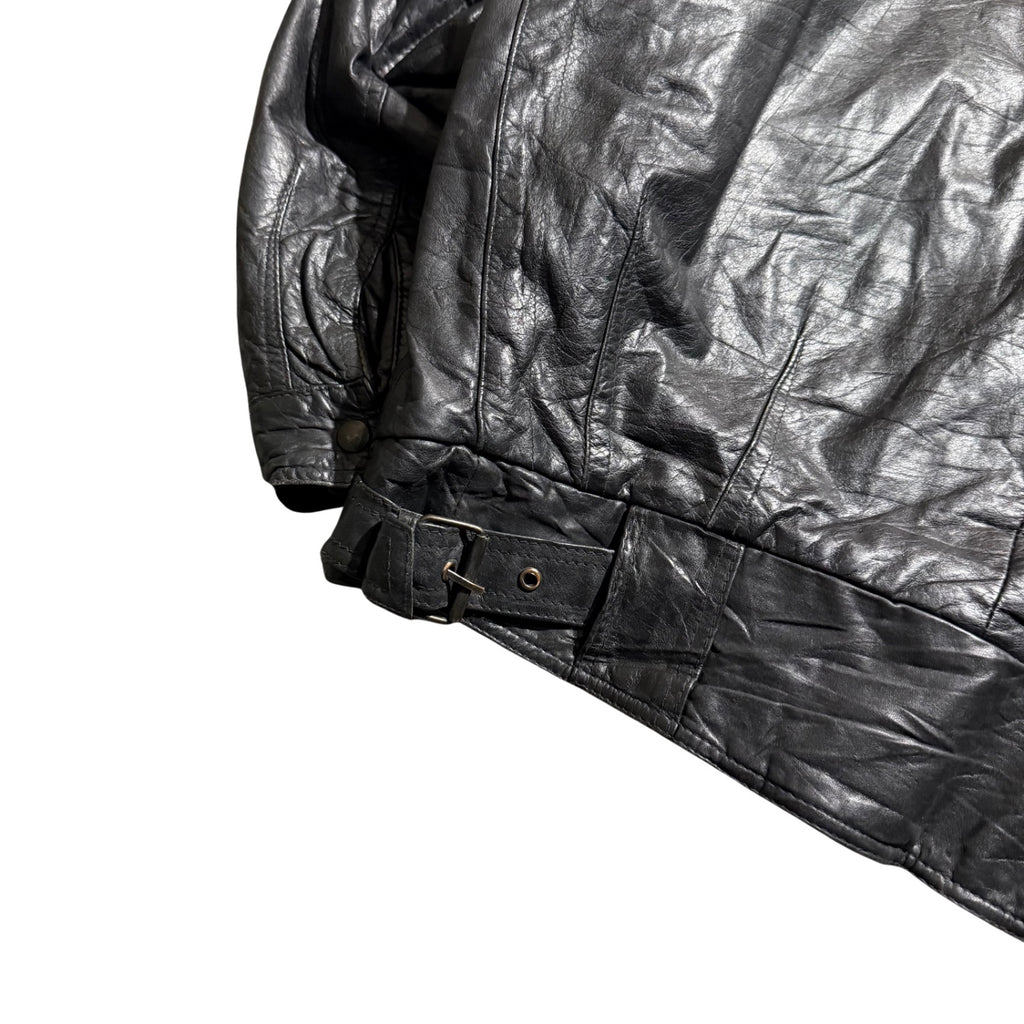 VINTAGE BLACK LEATHER JACKET
