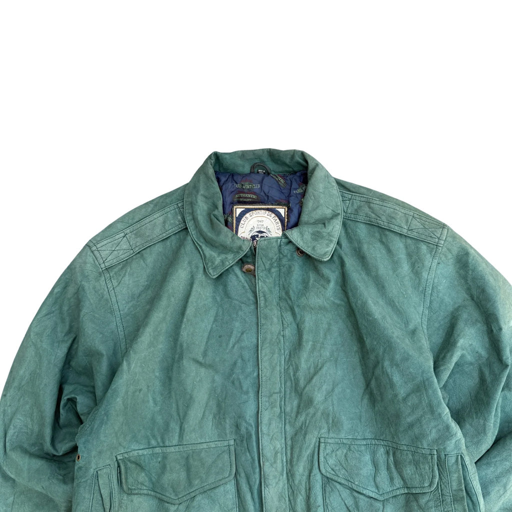 PARIS SPORT LEATHER JACKET RARE(13)