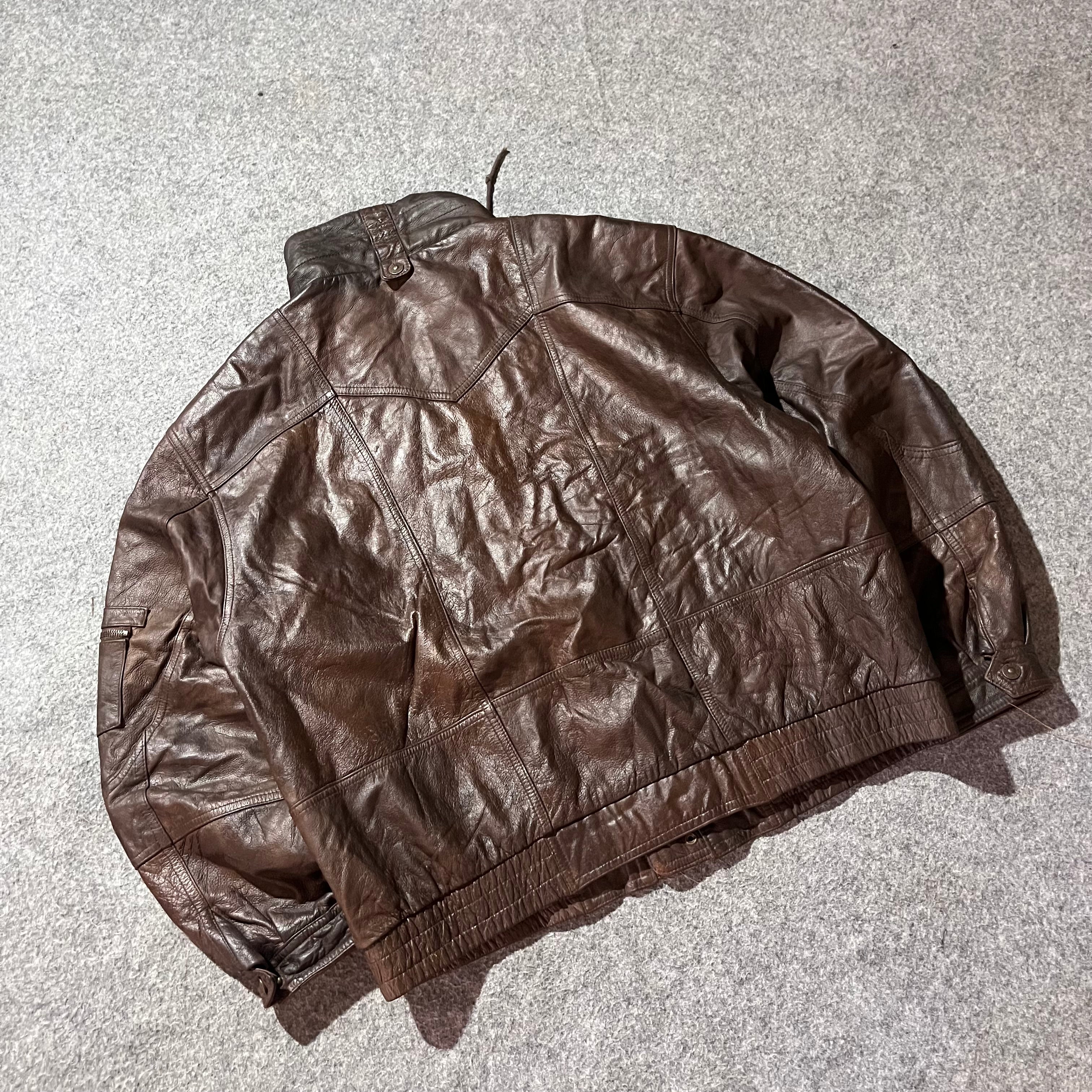 TRAPPER LEATHER JACKET