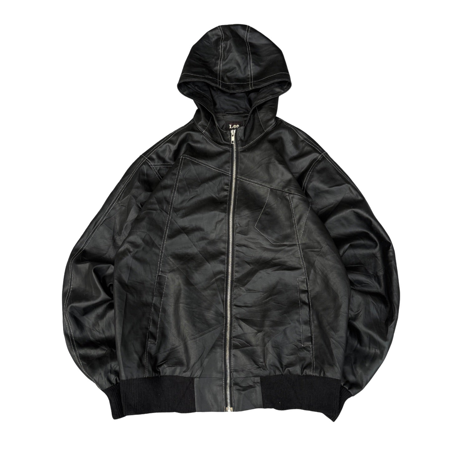 LEE VEGAN LEATHER JACKET ￼