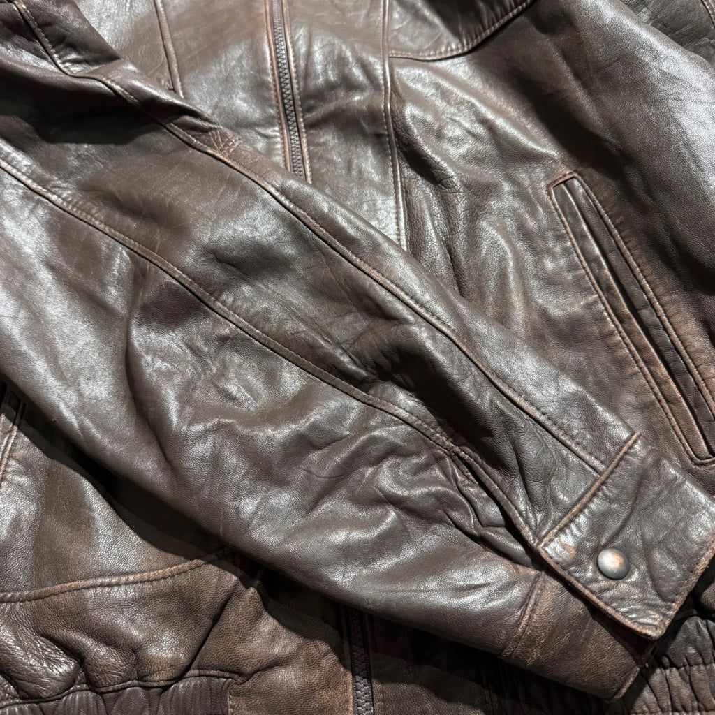 CP BROWN LEATHER JACKET