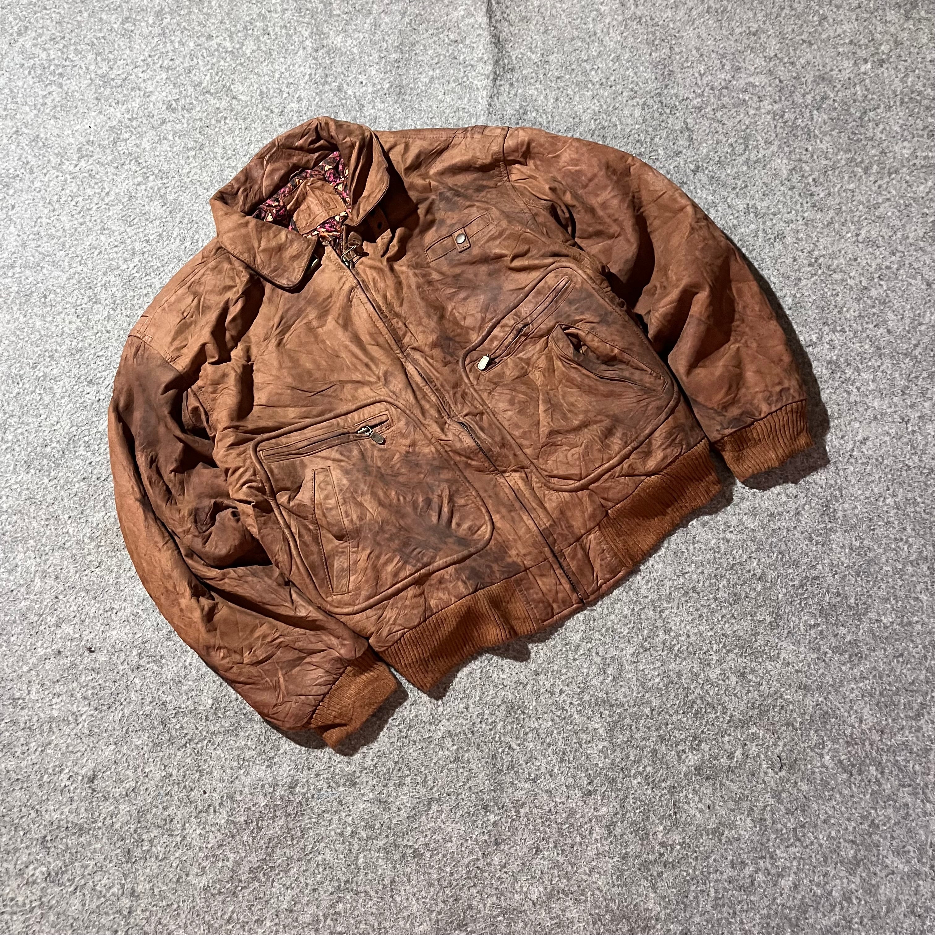 BLUES LEATHER JACKET