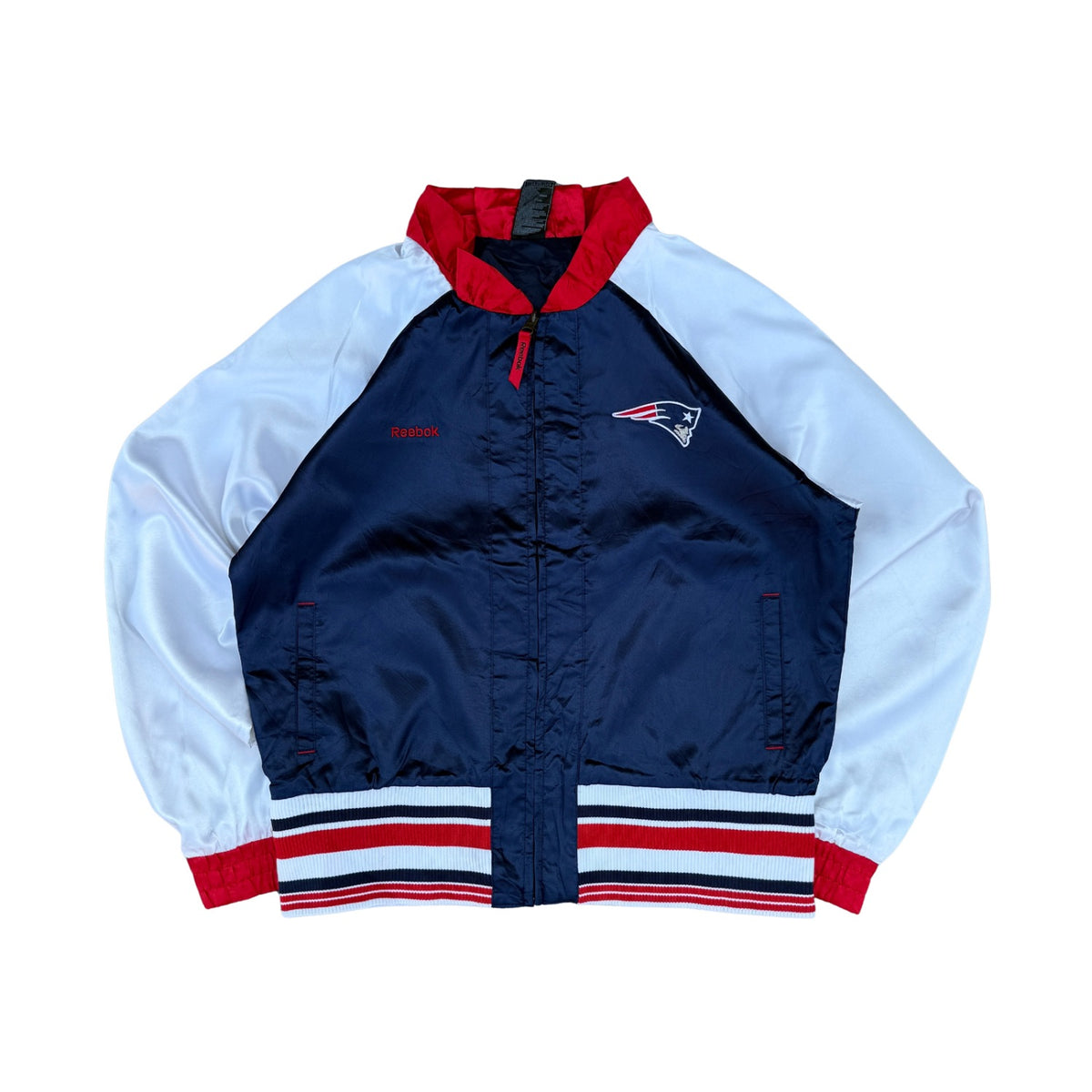 Patriots satin bomber jacket (670)