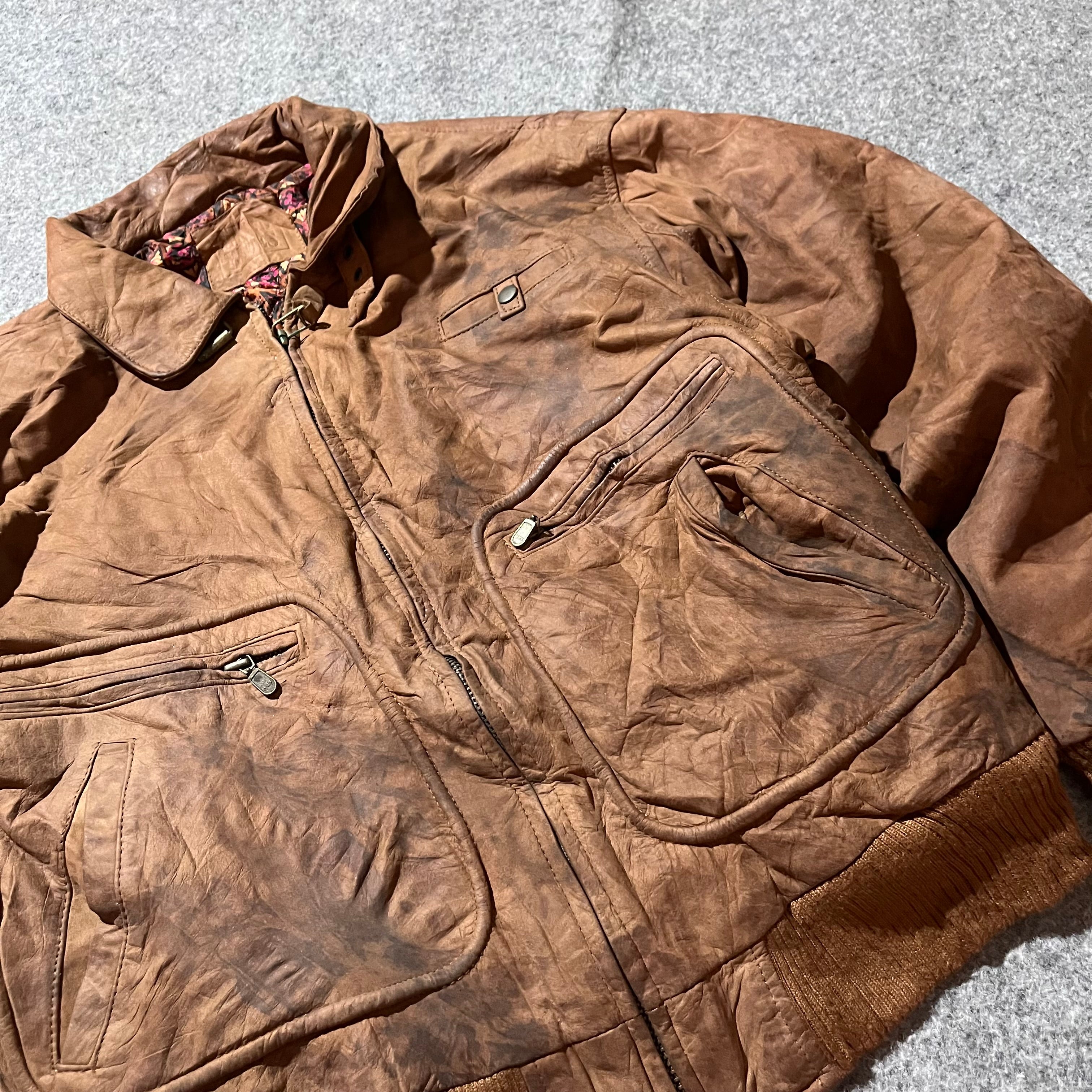 BLUES LEATHER JACKET