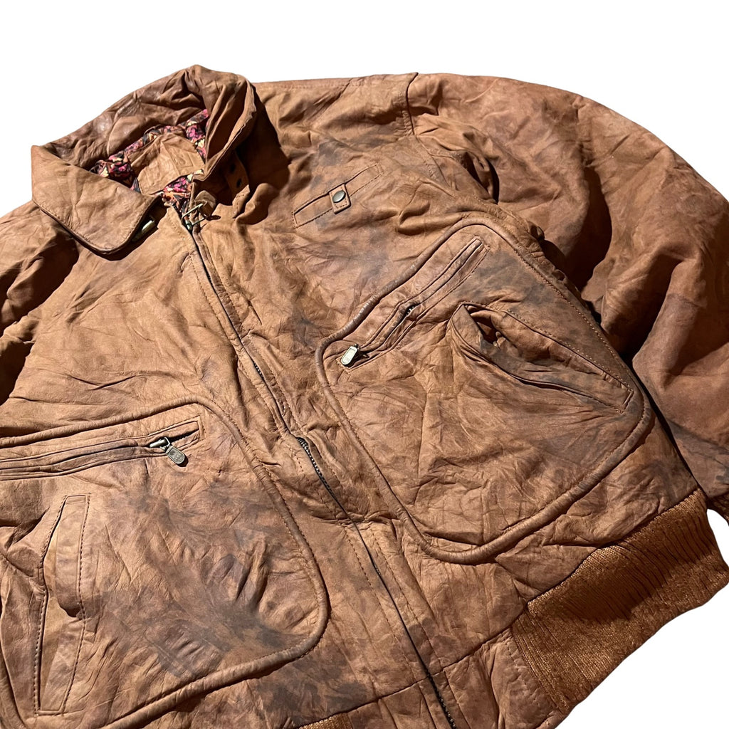 BLUES LEATHER JACKET