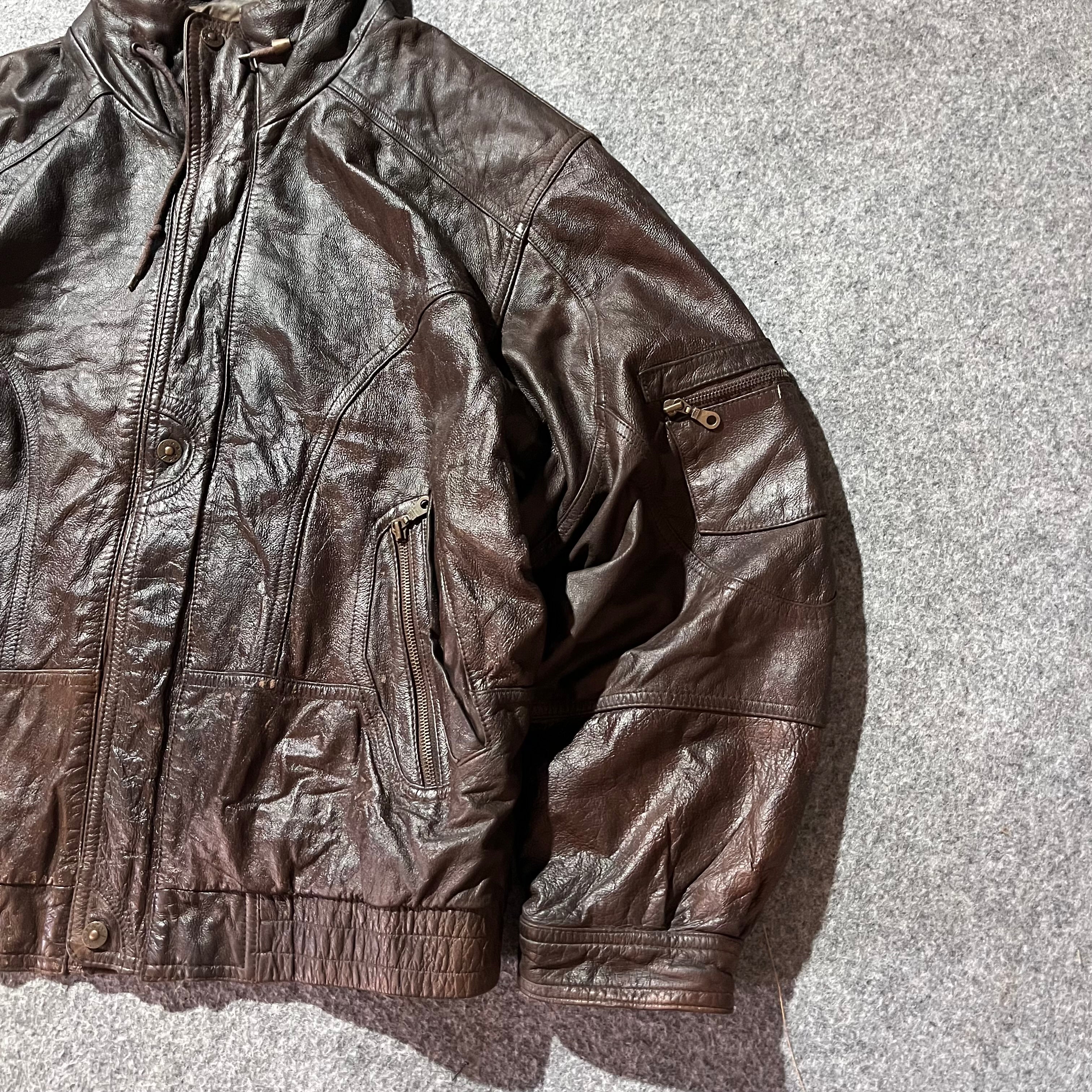 TRAPPER LEATHER JACKET