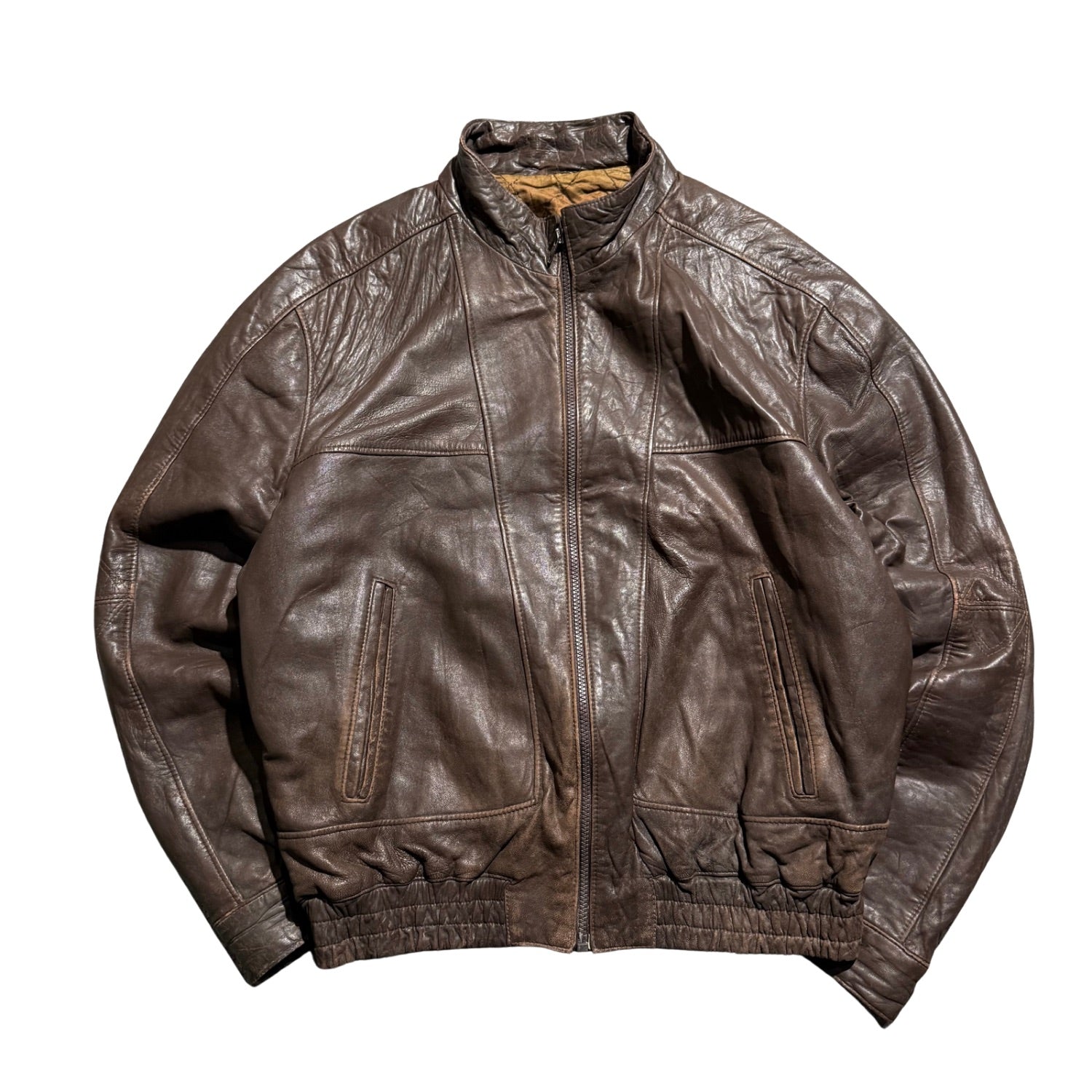 CP BROWN LEATHER JACKET