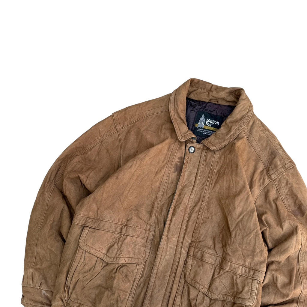 LONDON FOG VINTAGE LEATHER JACKET (8)
