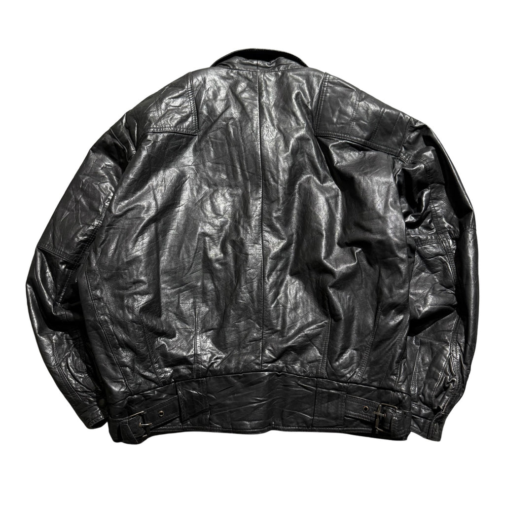 VINTAGE BLACK LEATHER JACKET
