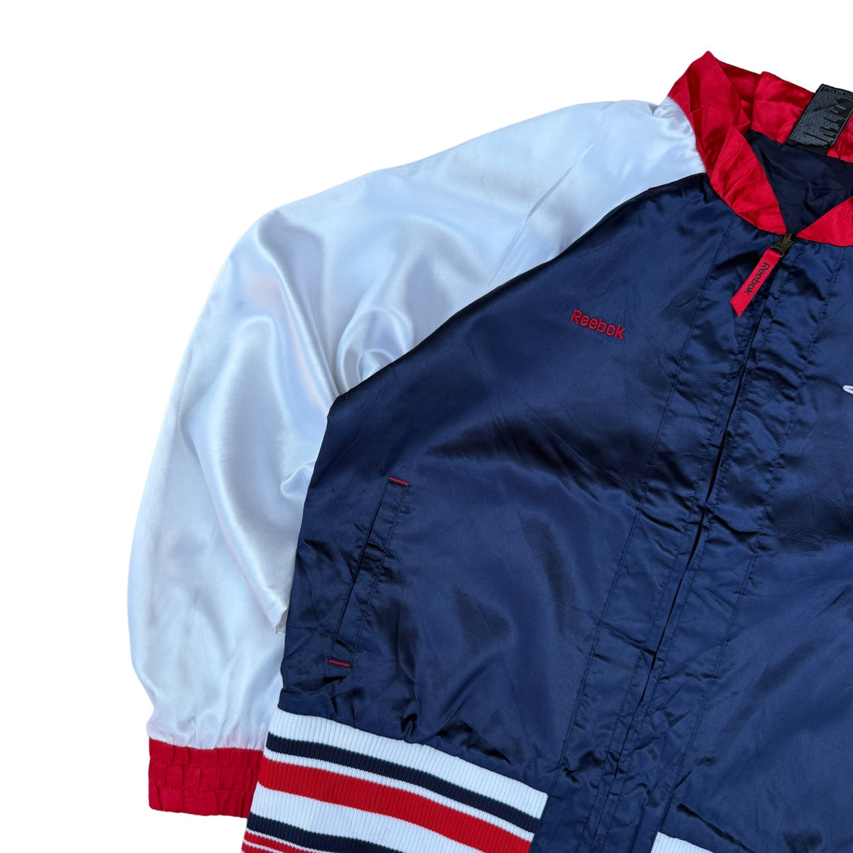 Patriots satin bomber jacket (670)
