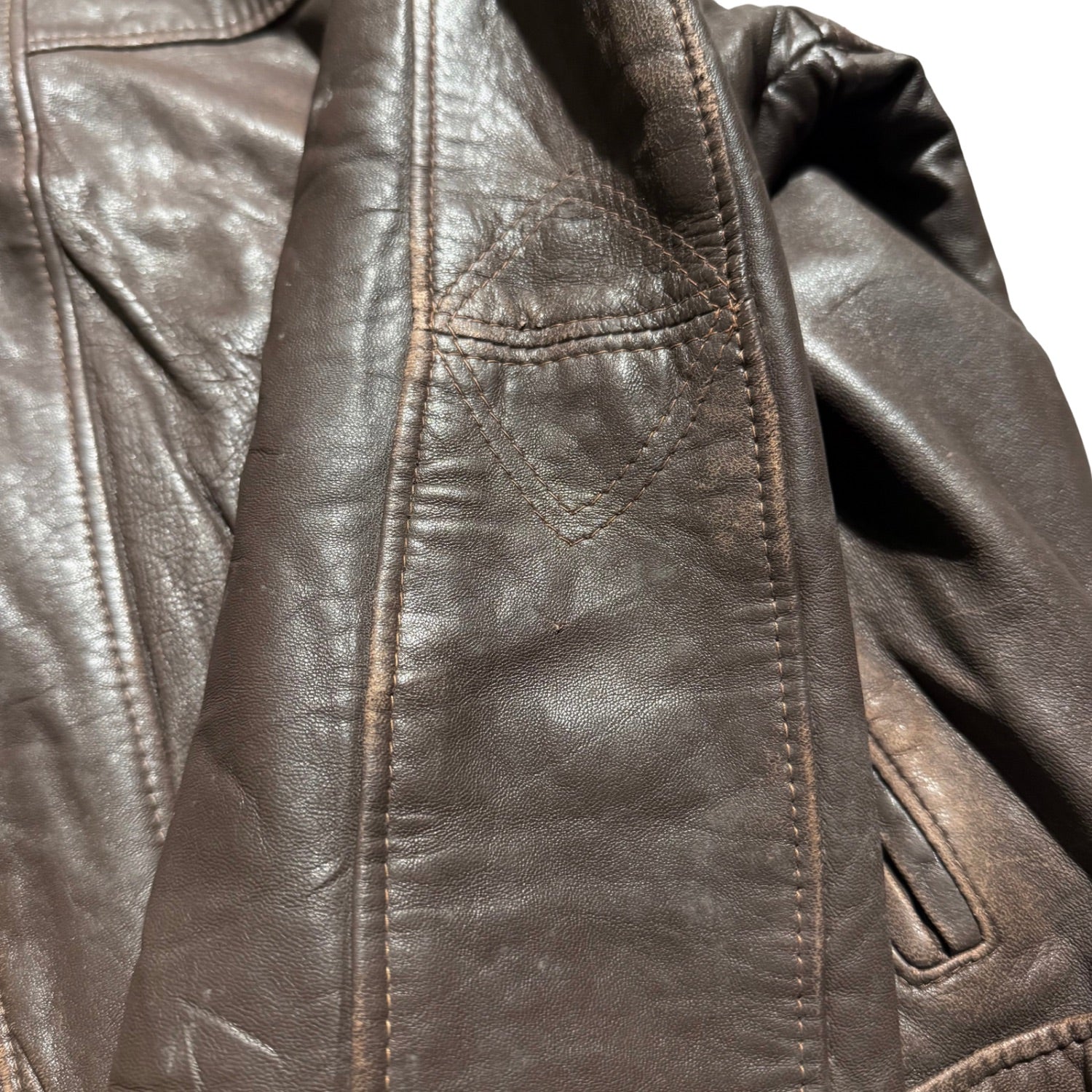 CP BROWN LEATHER JACKET