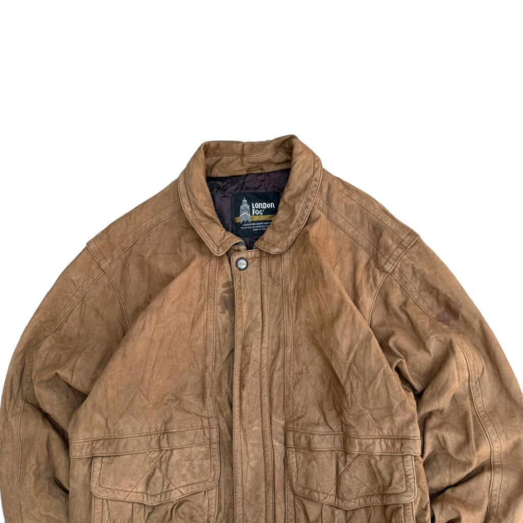 LONDON FOG VINTAGE LEATHER JACKET (8)