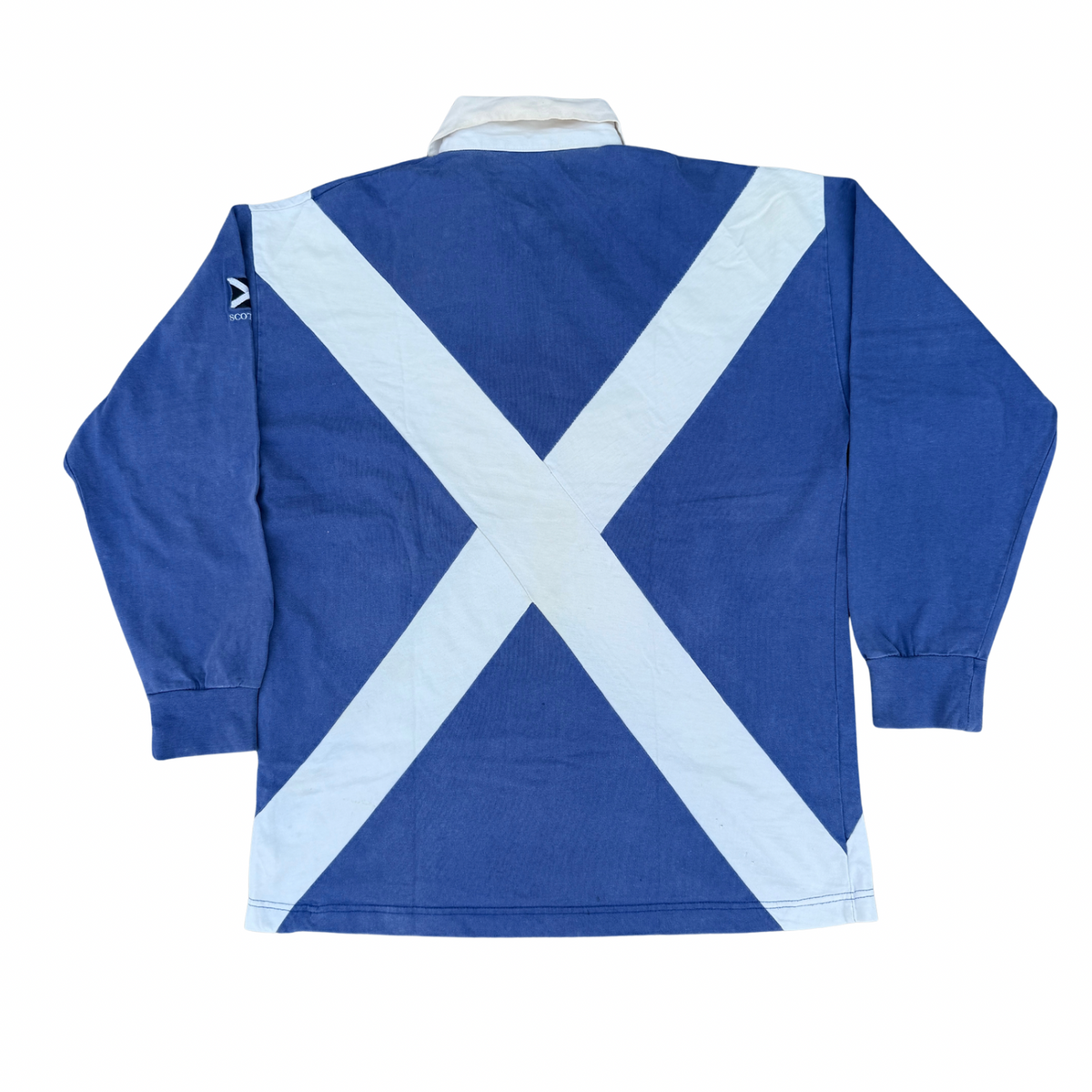 SCOTLAND SALTIRE FLAG RUGBY T SHIRT (76)