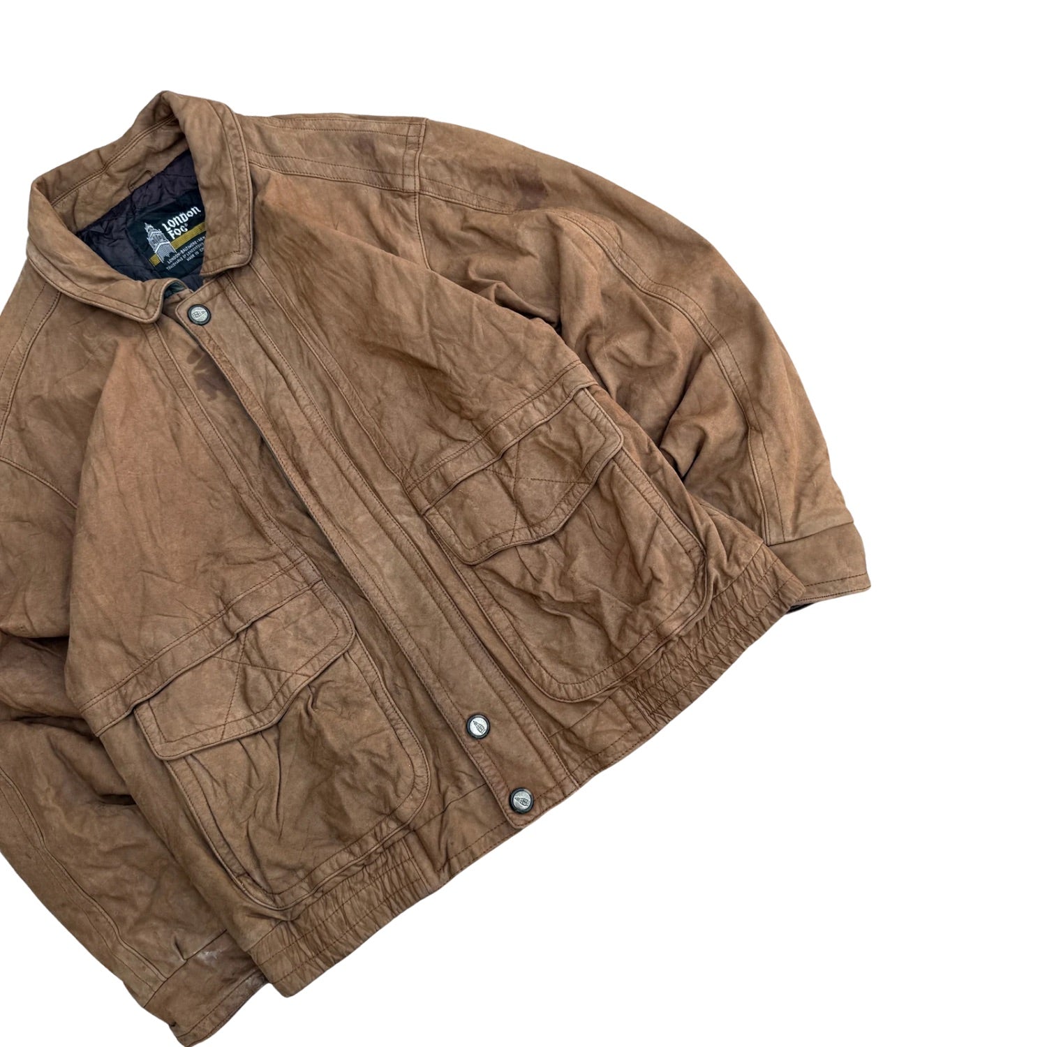 LONDON FOG VINTAGE LEATHER JACKET (8)