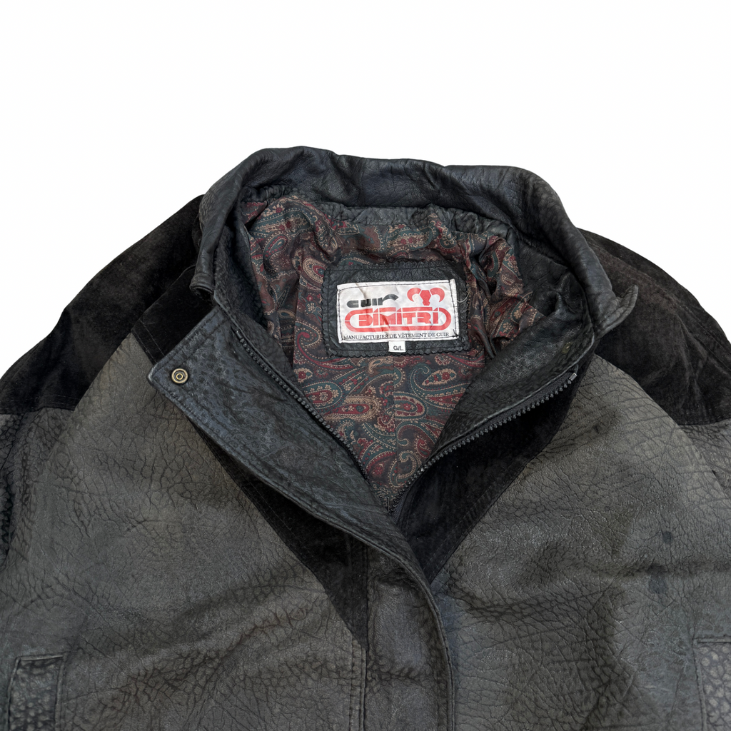 DIMITRI VINTAGE LEATHER JACKET (36)