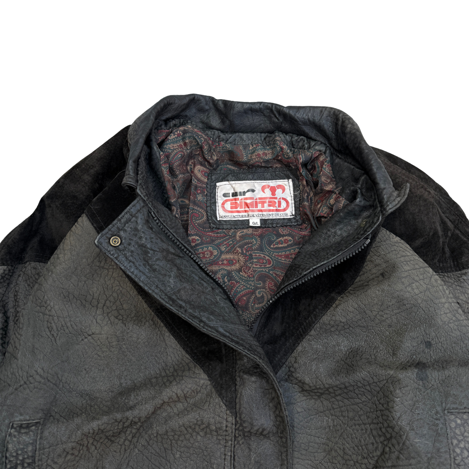 DIMITRI VINTAGE LEATHER JACKET (36)