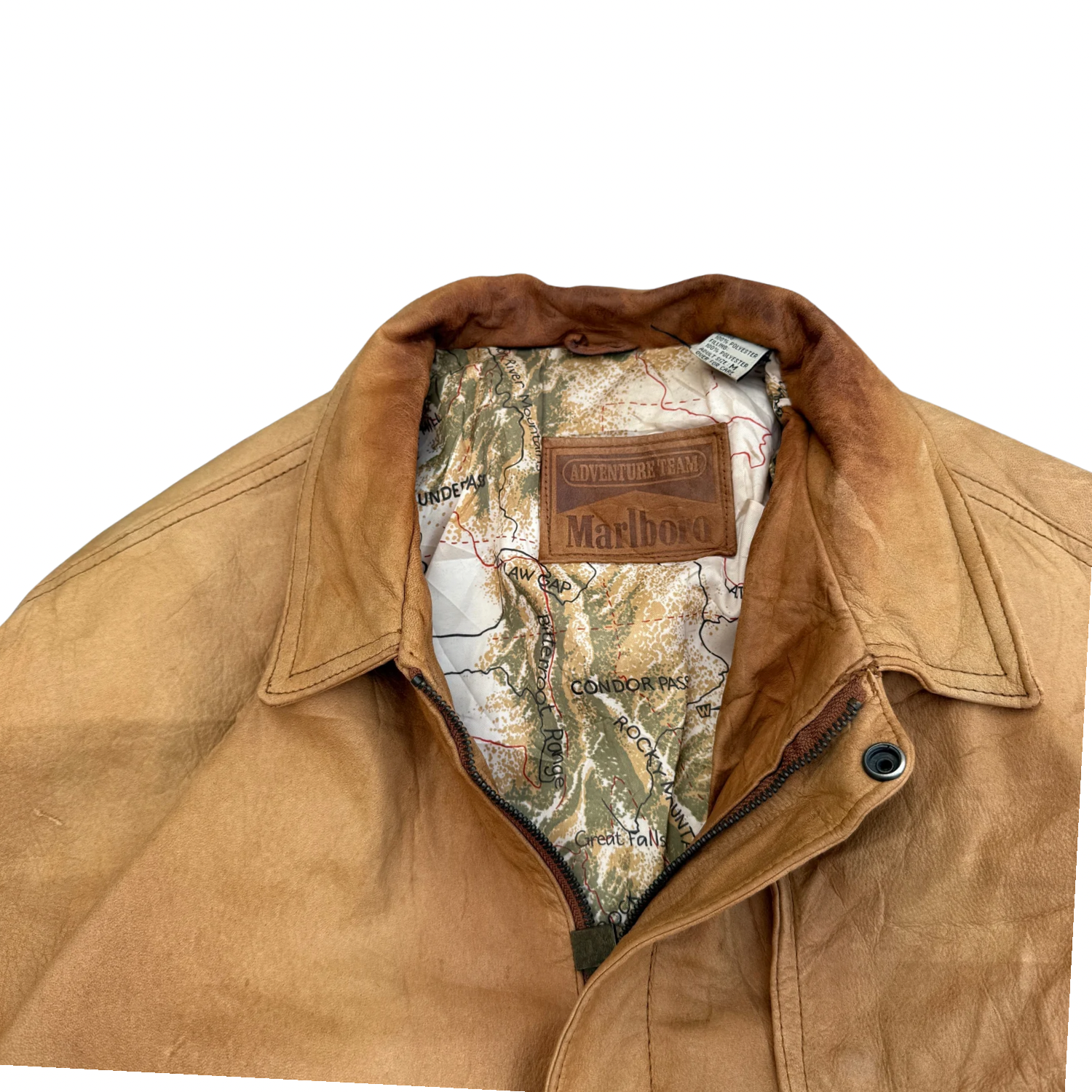 MARLBORO LEATHER JACKET (34)