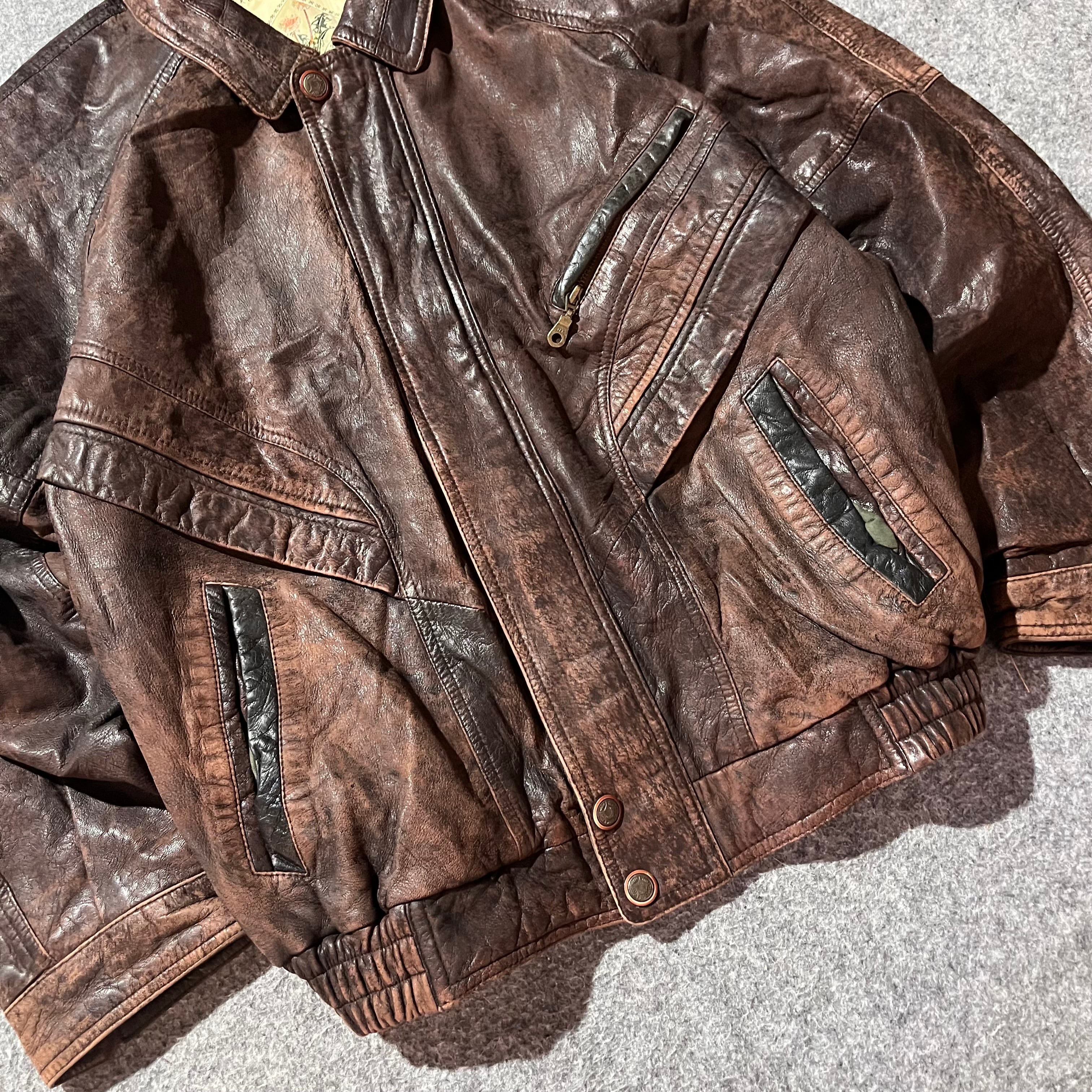 GREAT OUT DOOR LEATHER JACKET