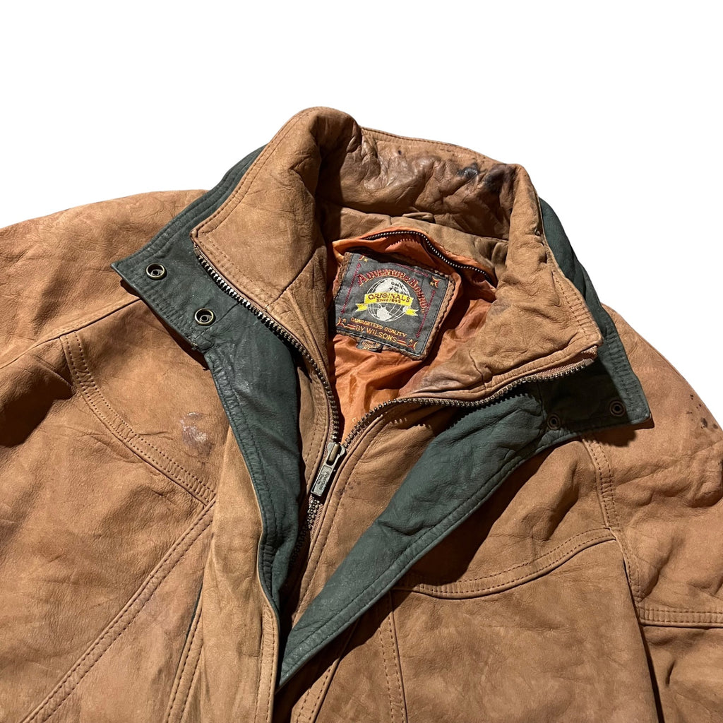 ADVENTURE BROWN LEATHER JACKET