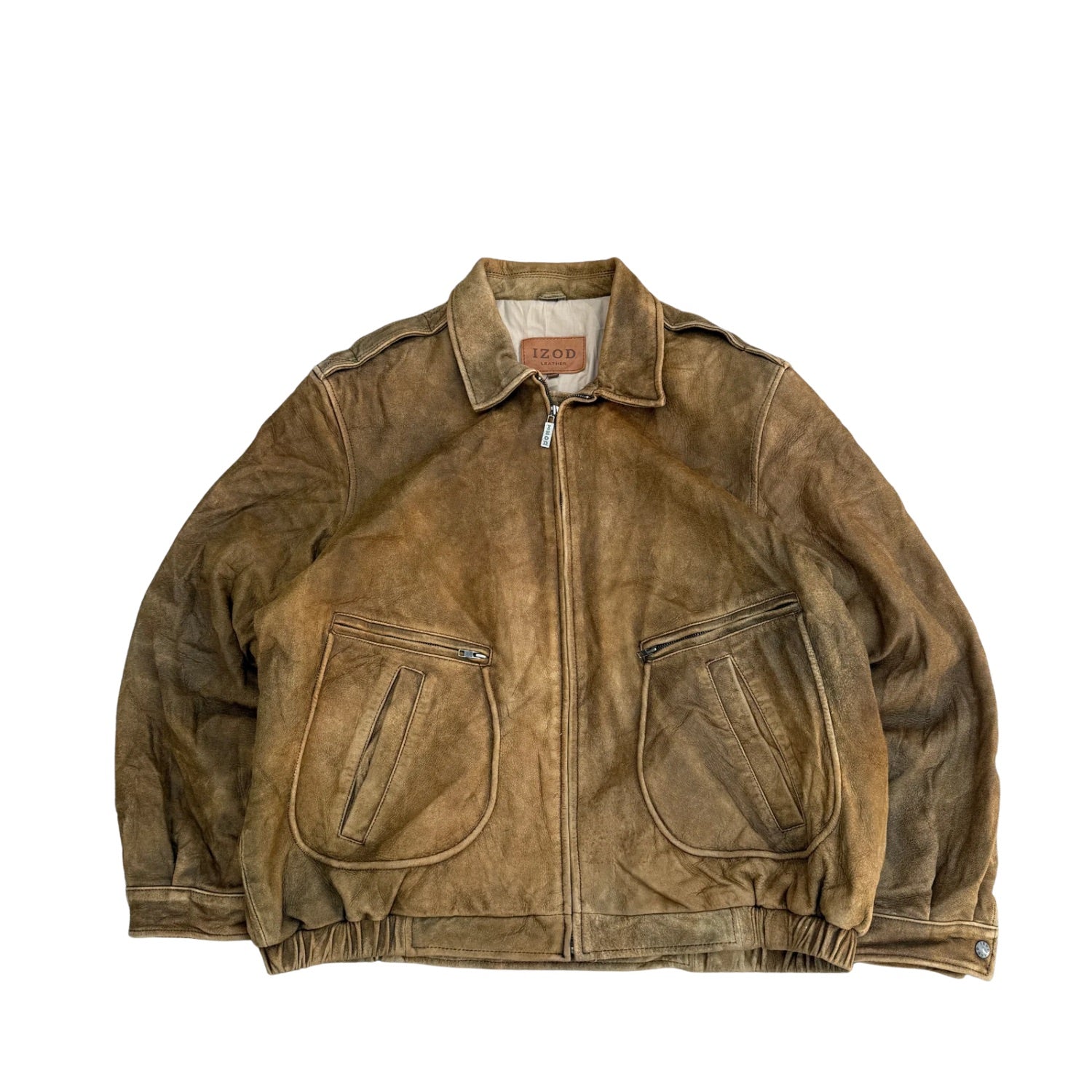 IZOD VINTAGE LEATHER JACKET (5)