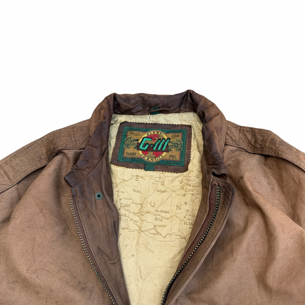 VINTAGE LEATHER JACKET (38)