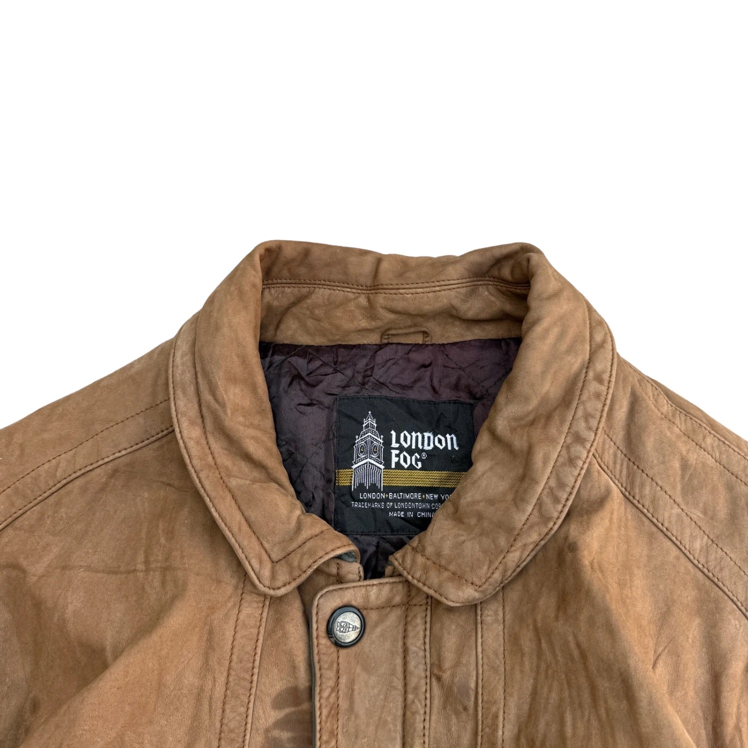 LONDON FOG VINTAGE LEATHER JACKET (8)