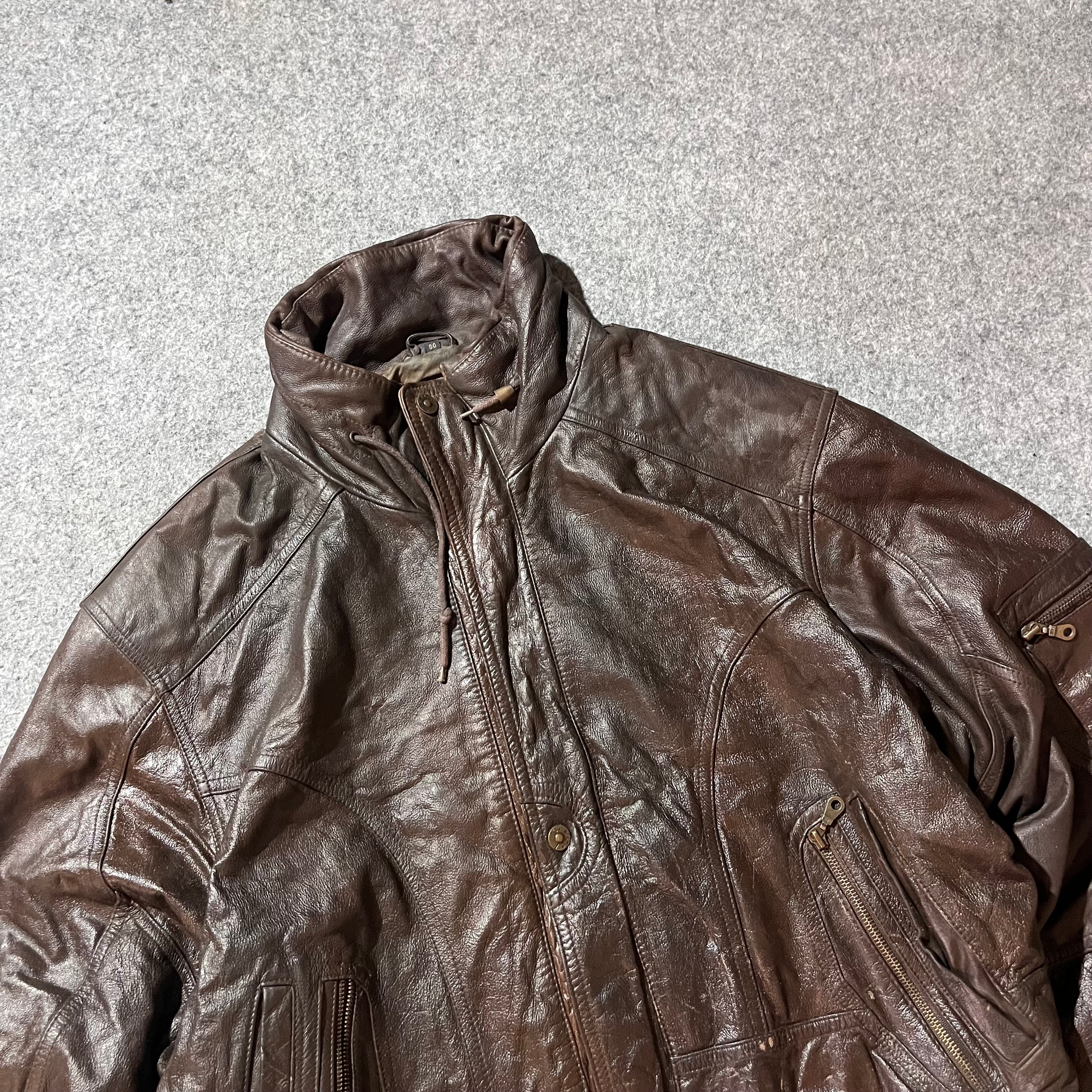 TRAPPER LEATHER JACKET