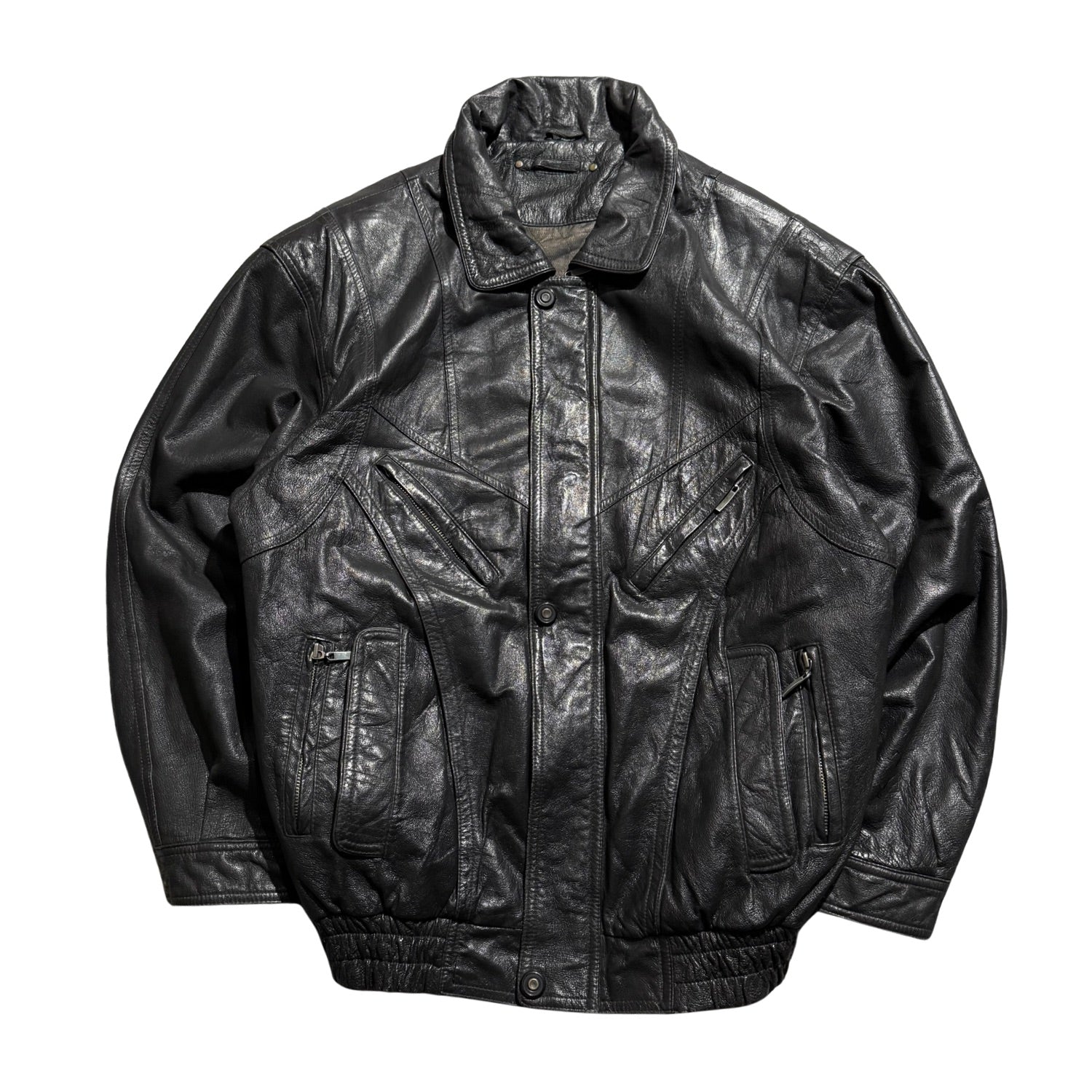 BLACK LEATHER JACKET