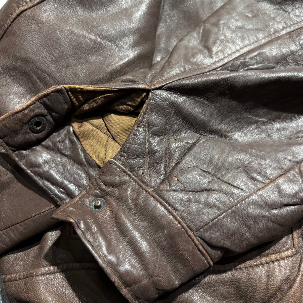 CP BROWN LEATHER JACKET