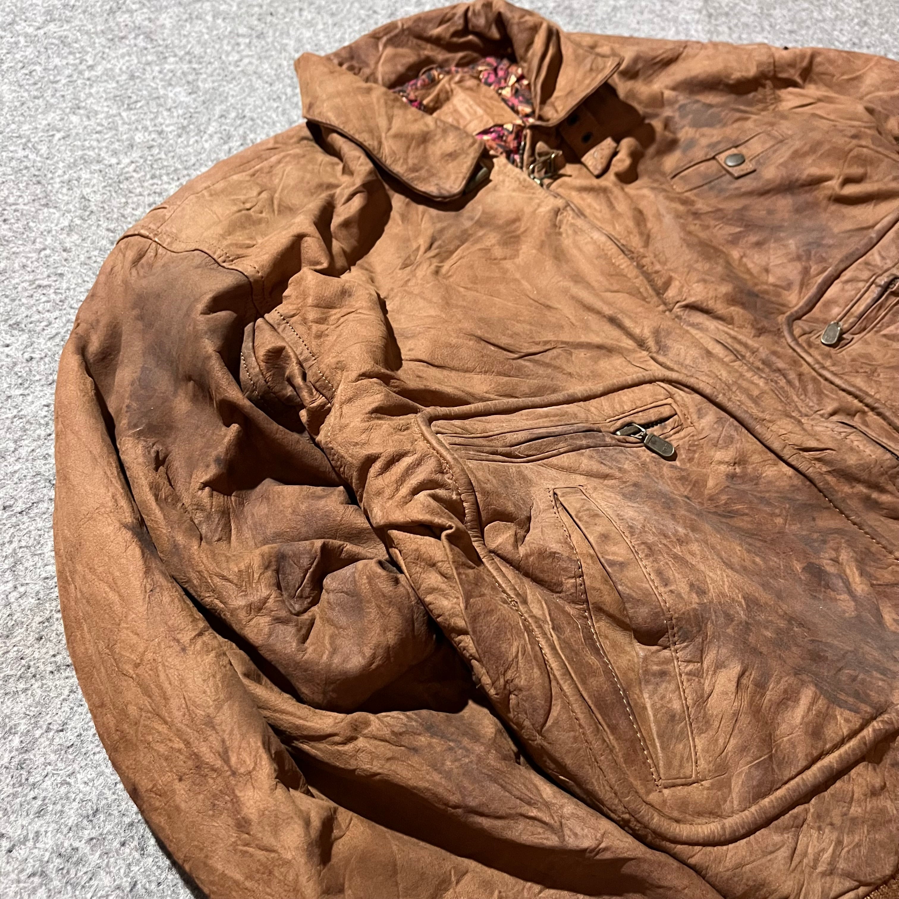 BLUES LEATHER JACKET