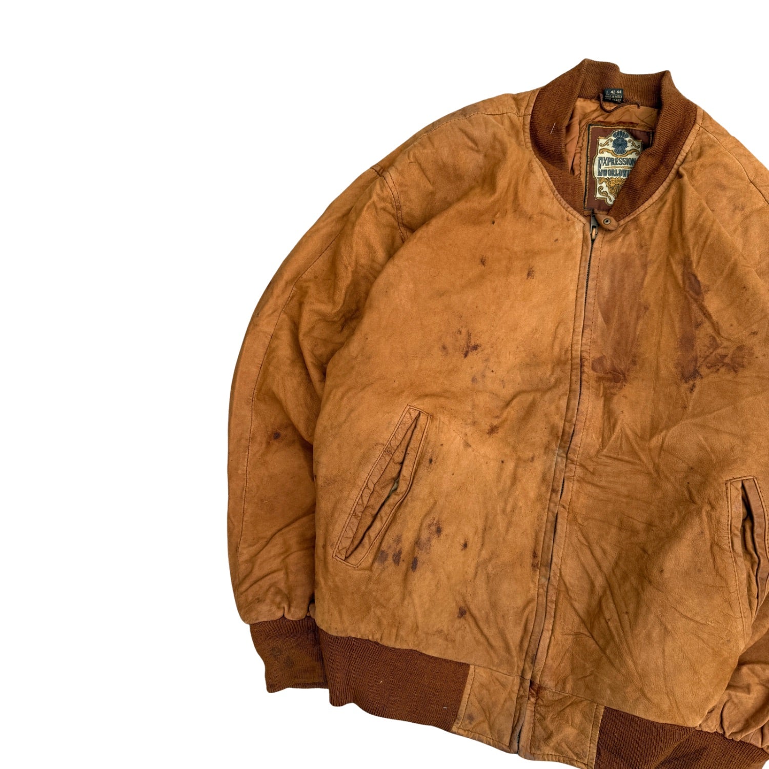 EXPRESSION VINTAGE LEATHER JACKET (30)