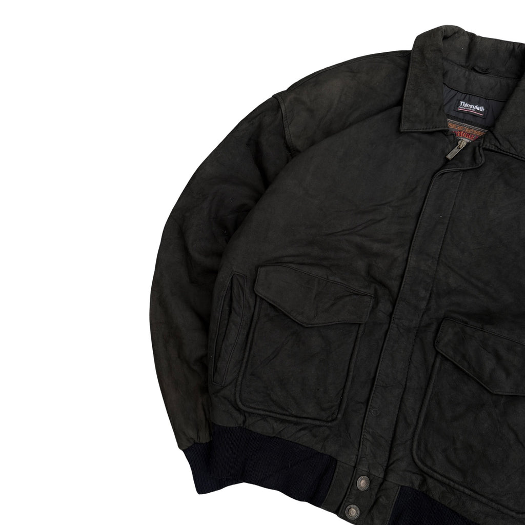 WILSONS BLACK LEATHER JACKET (29)