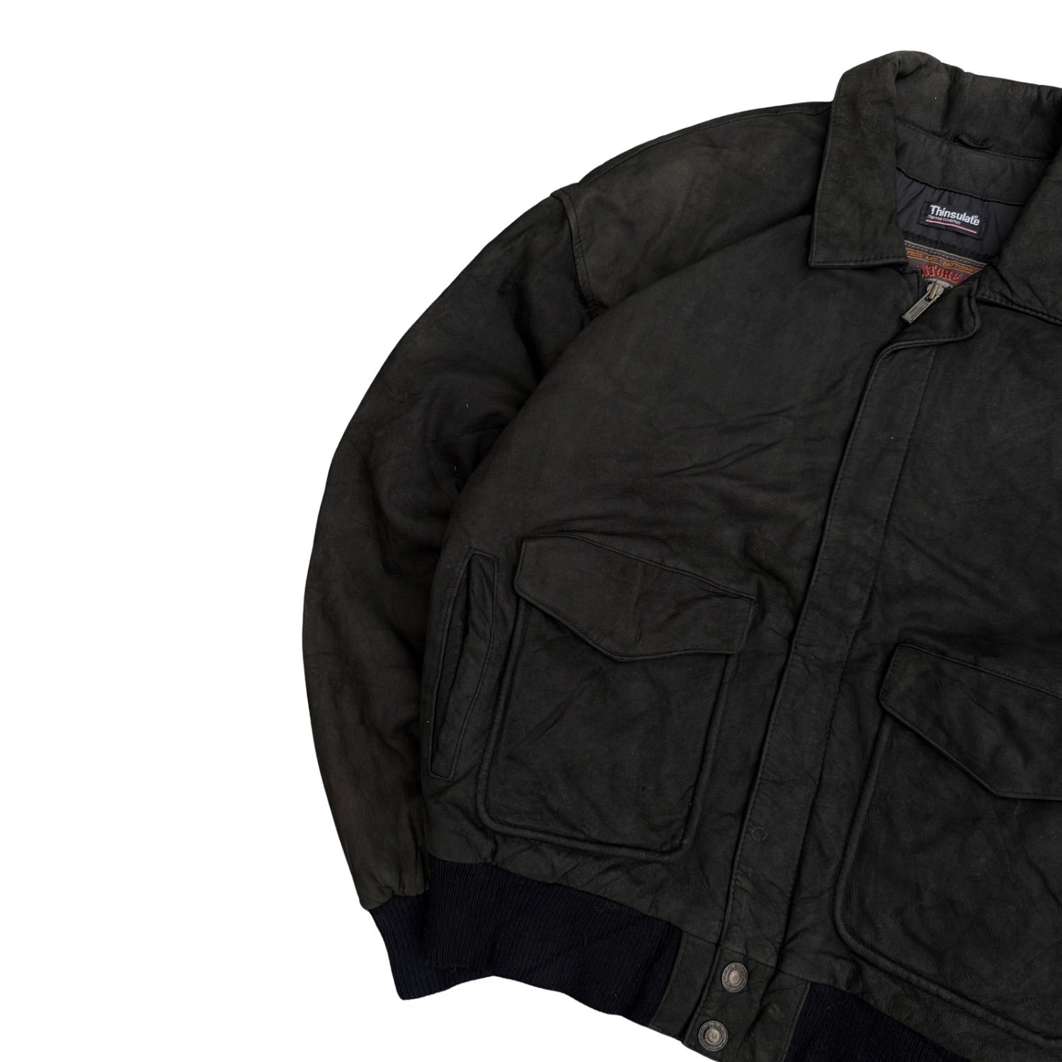 WILSONS BLACK LEATHER JACKET (29)