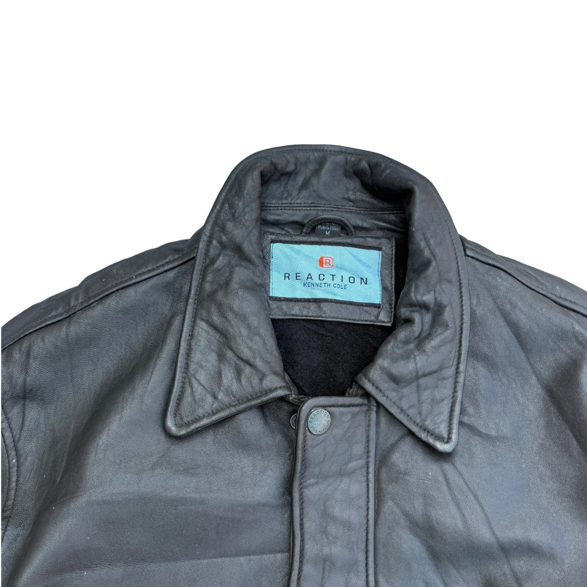REACTION KENNETH COLE LEATHER JACKET (60)