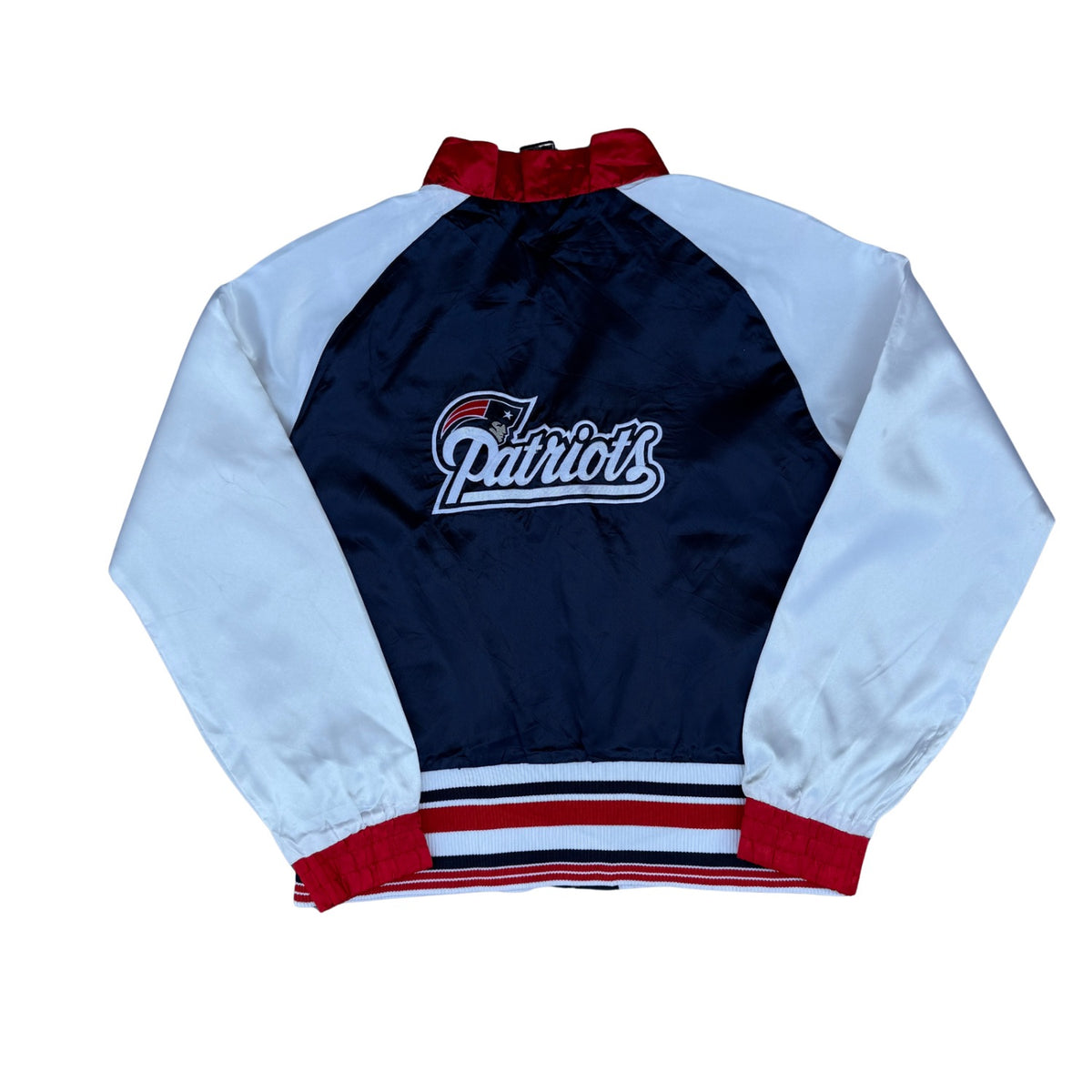 Patriots satin bomber jacket (670)