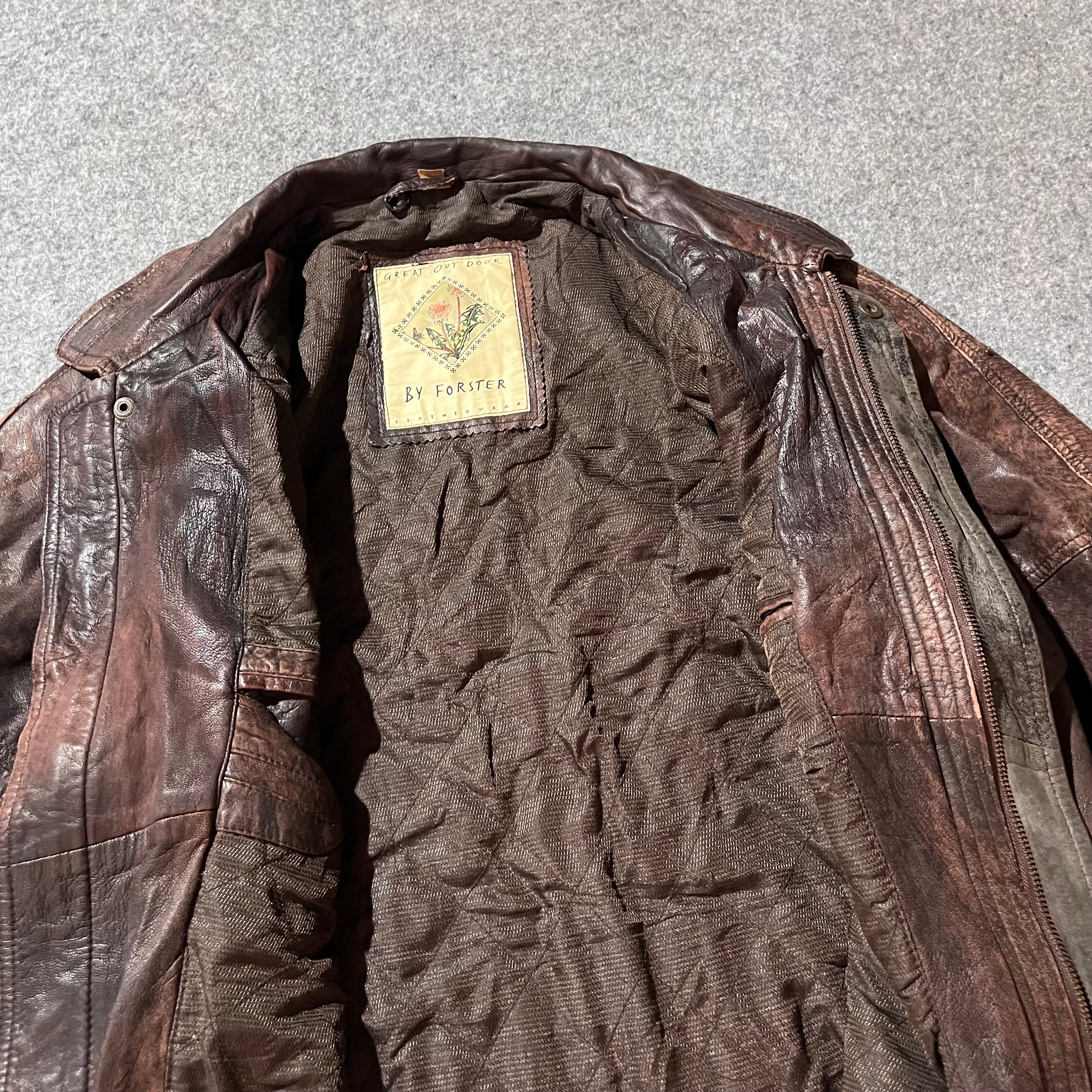 GREAT OUT DOOR LEATHER JACKET
