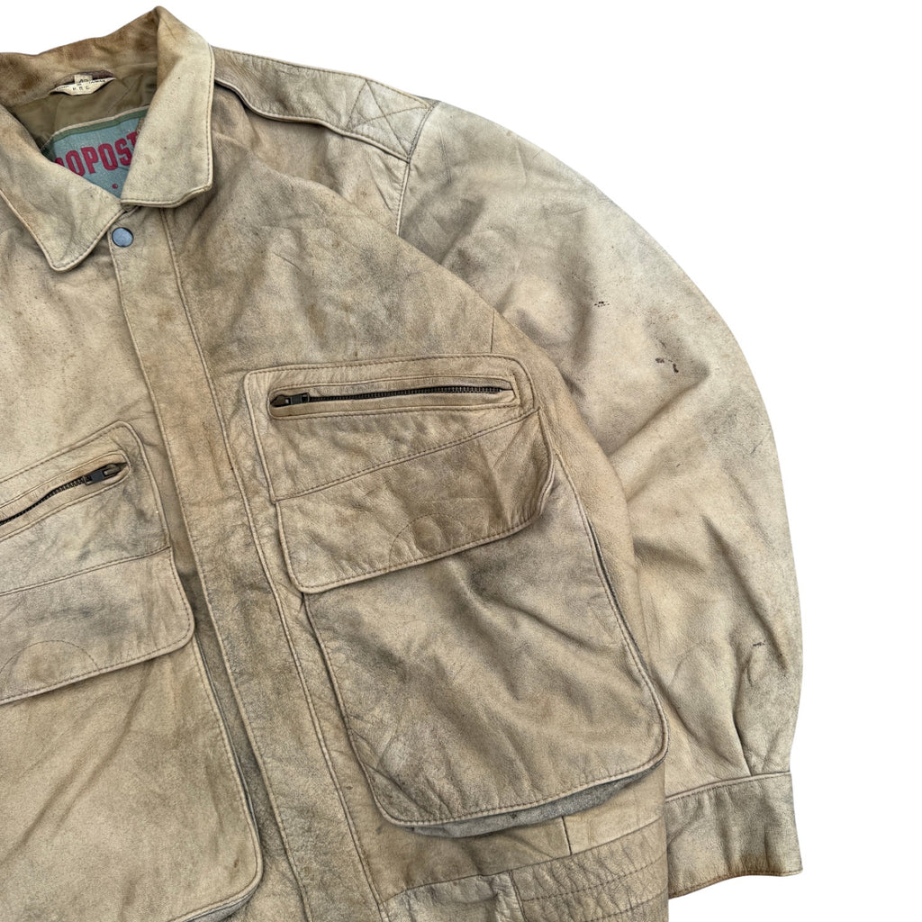 AEROPOSTALE VINTAGE LEATHER JACKET (26)