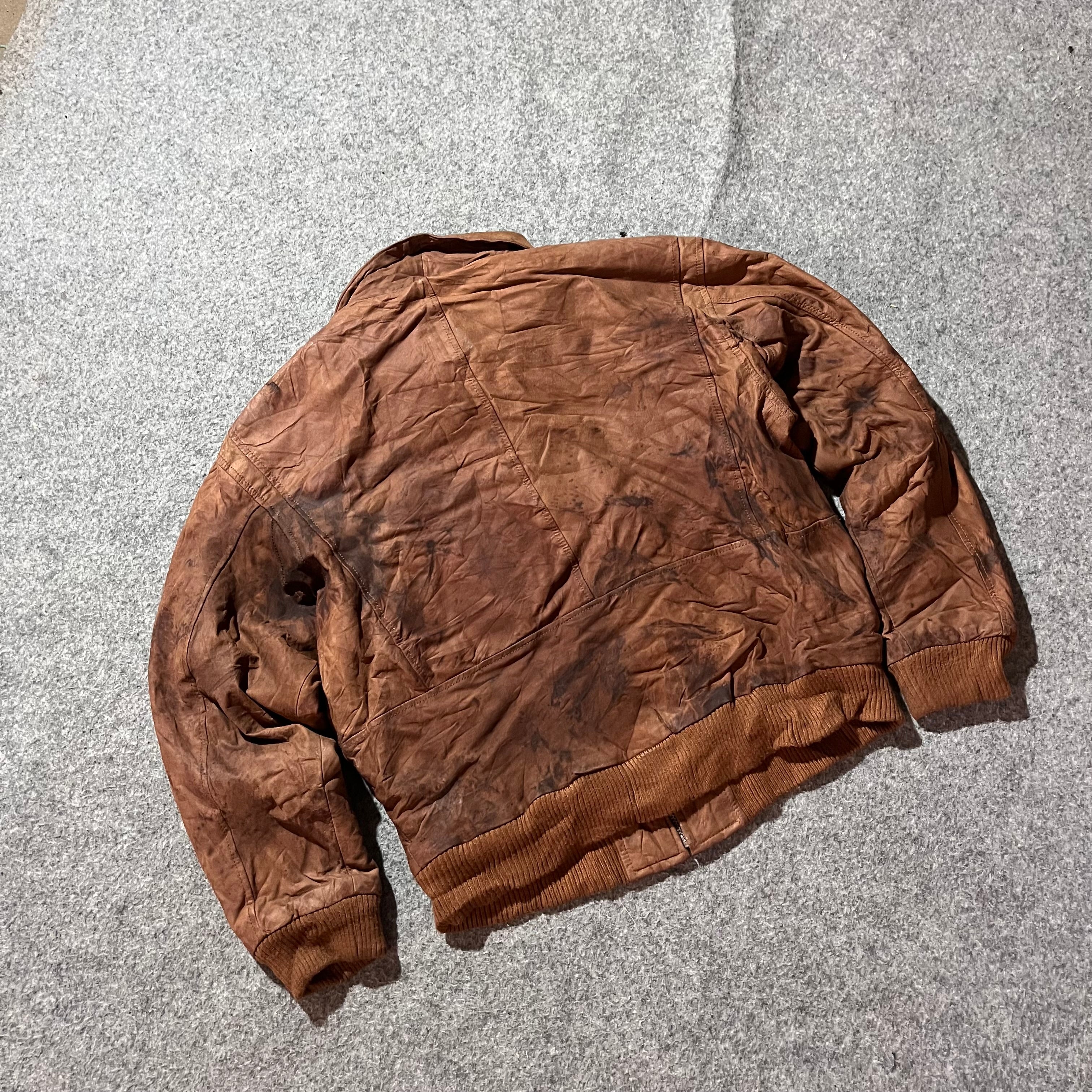 BLUES LEATHER JACKET