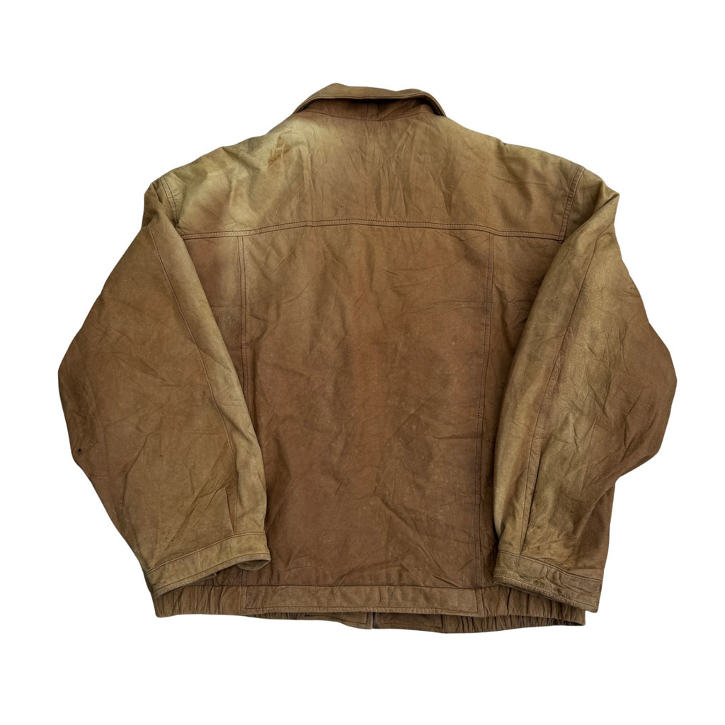 VINTAGE BROWN LEATHER JACKET (24)