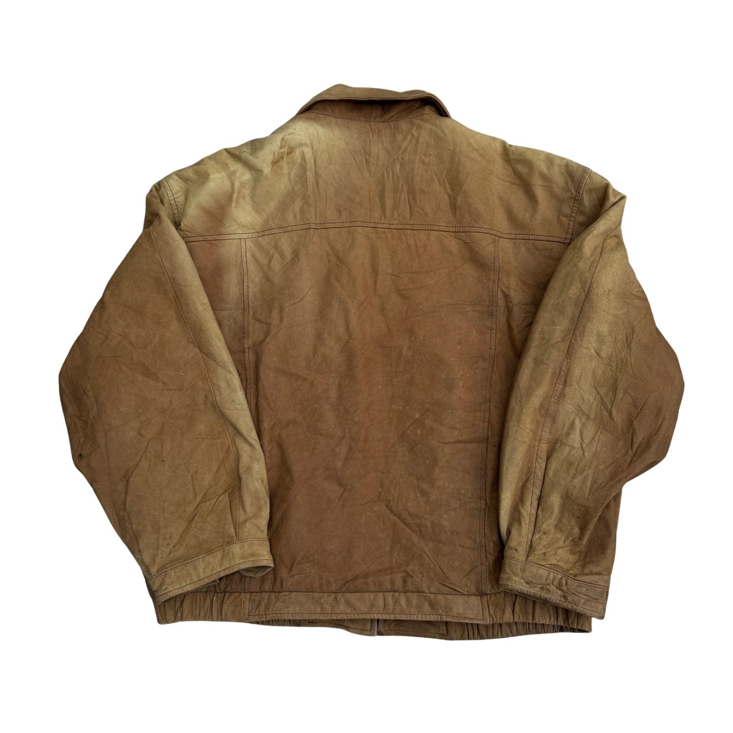 VINTAGE BROWN LEATHER JACKET (24)