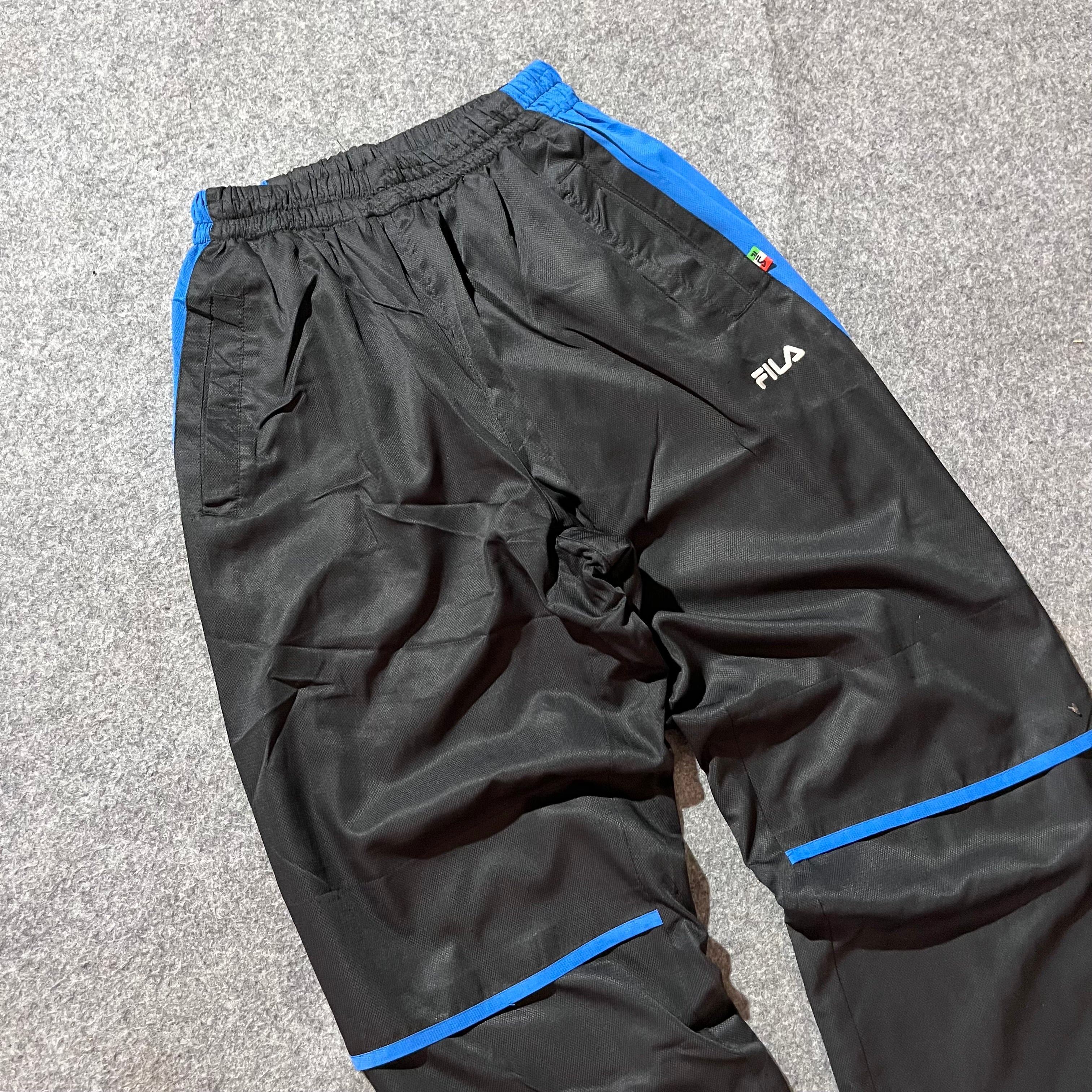 FILA BLACK BLUE TRACK PANT