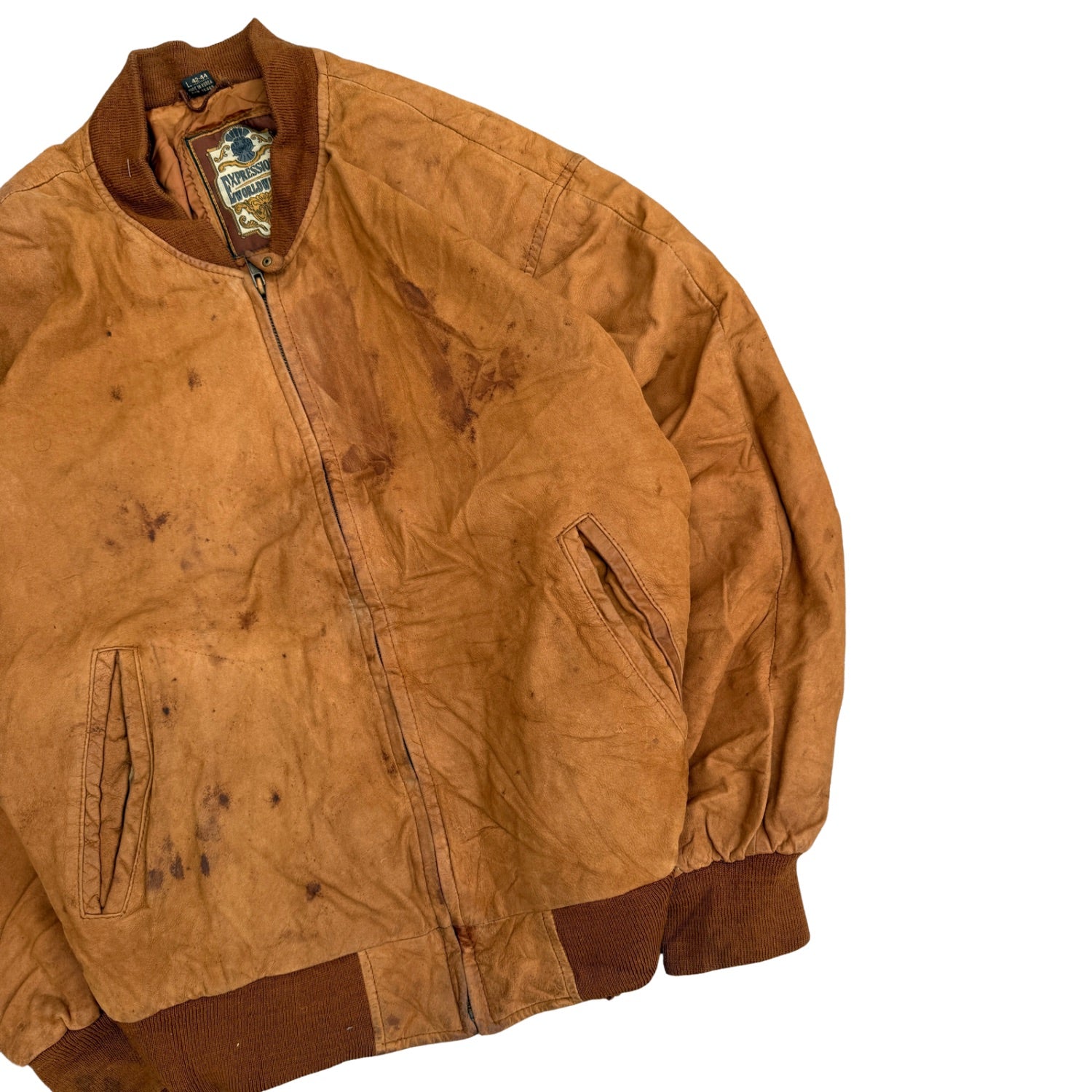 EXPRESSION VINTAGE LEATHER JACKET (30)