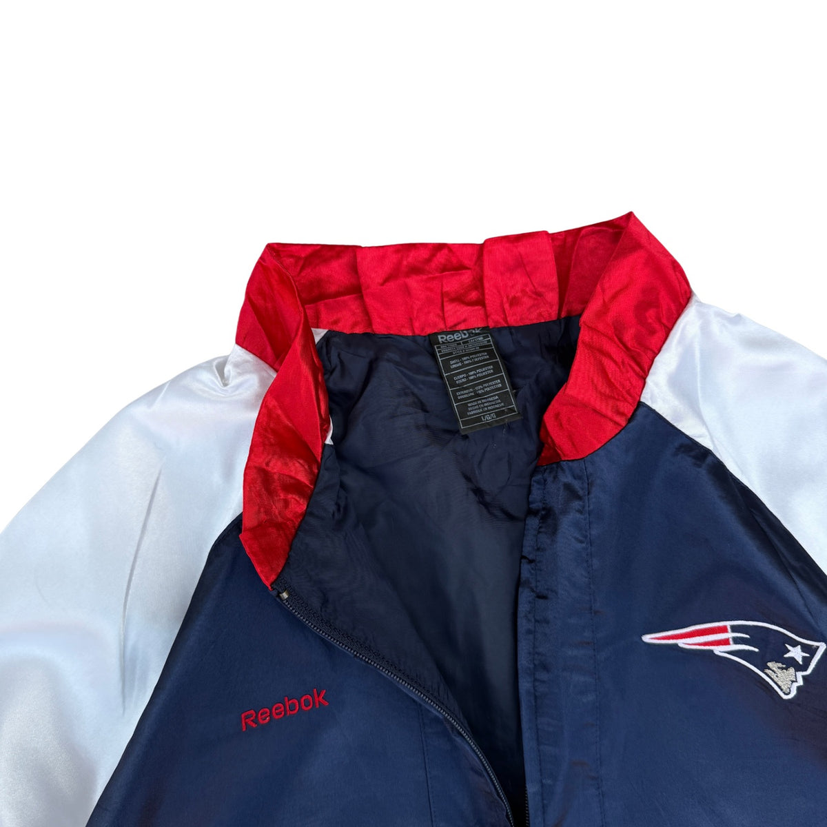 Patriots satin bomber jacket (670)