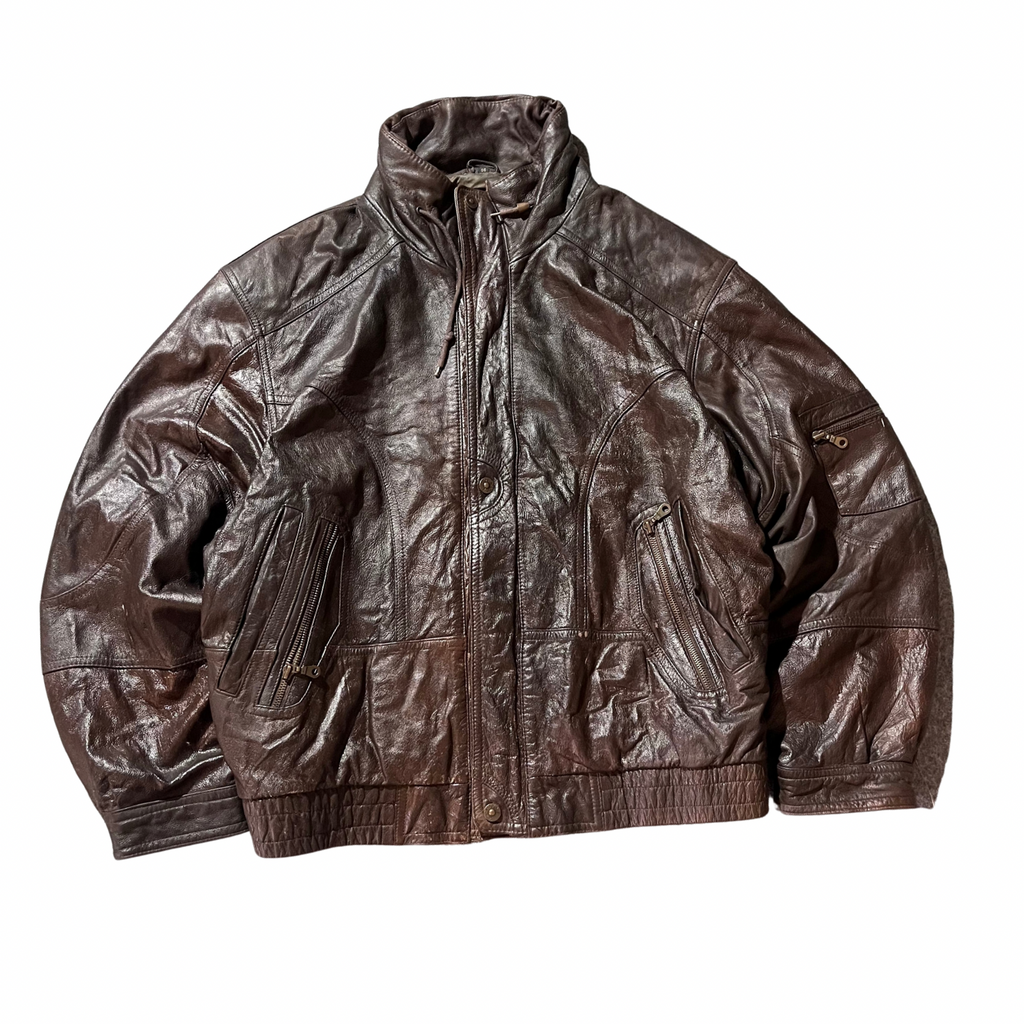 TRAPPER LEATHER JACKET