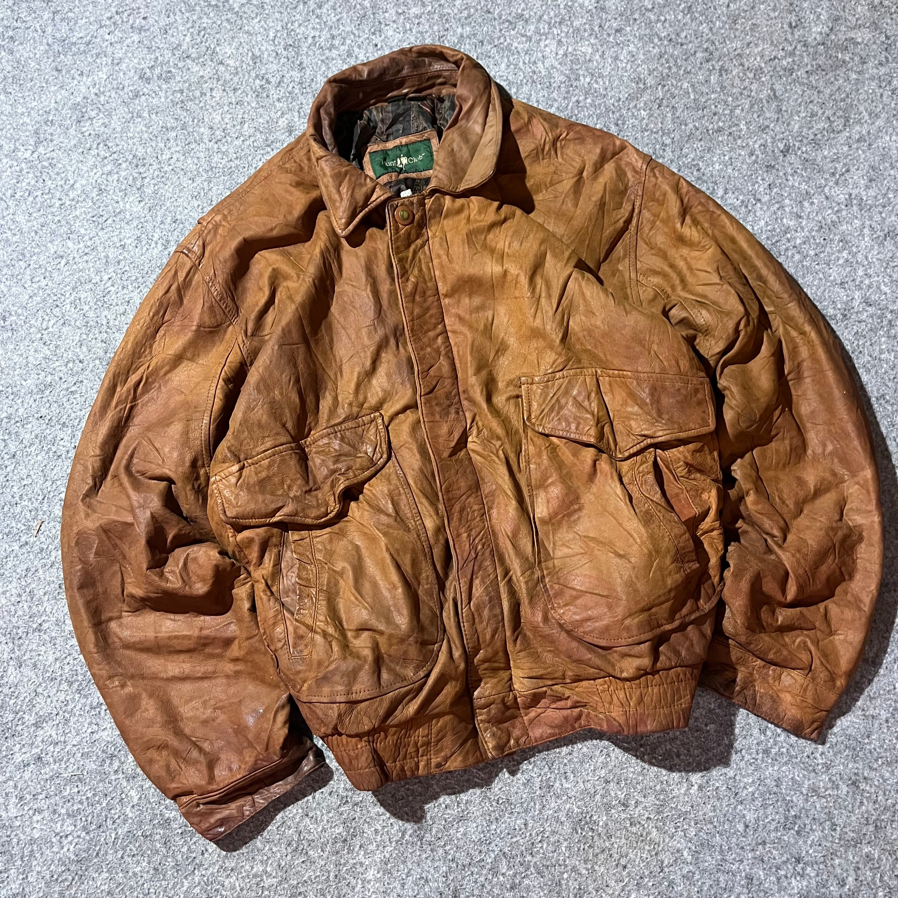 HUNT CLUB LEATHER JACKET