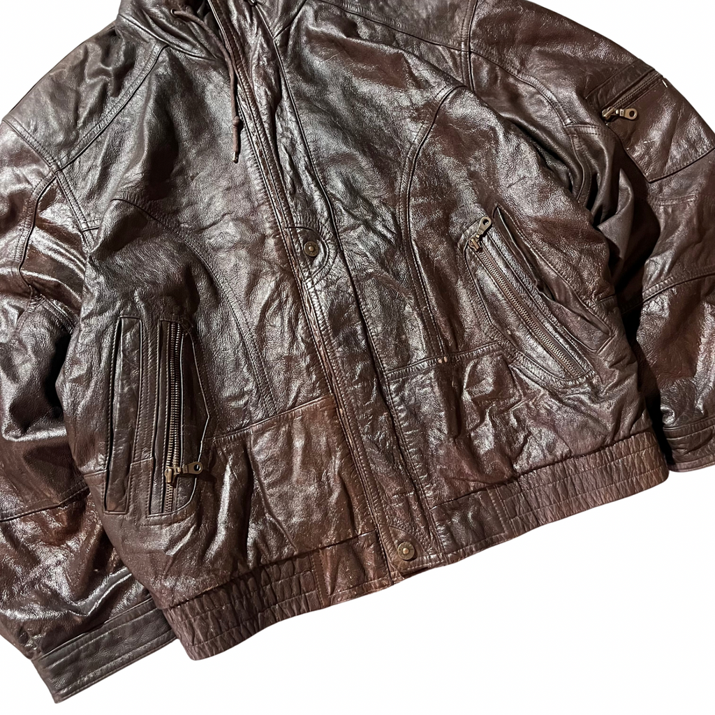 TRAPPER LEATHER JACKET