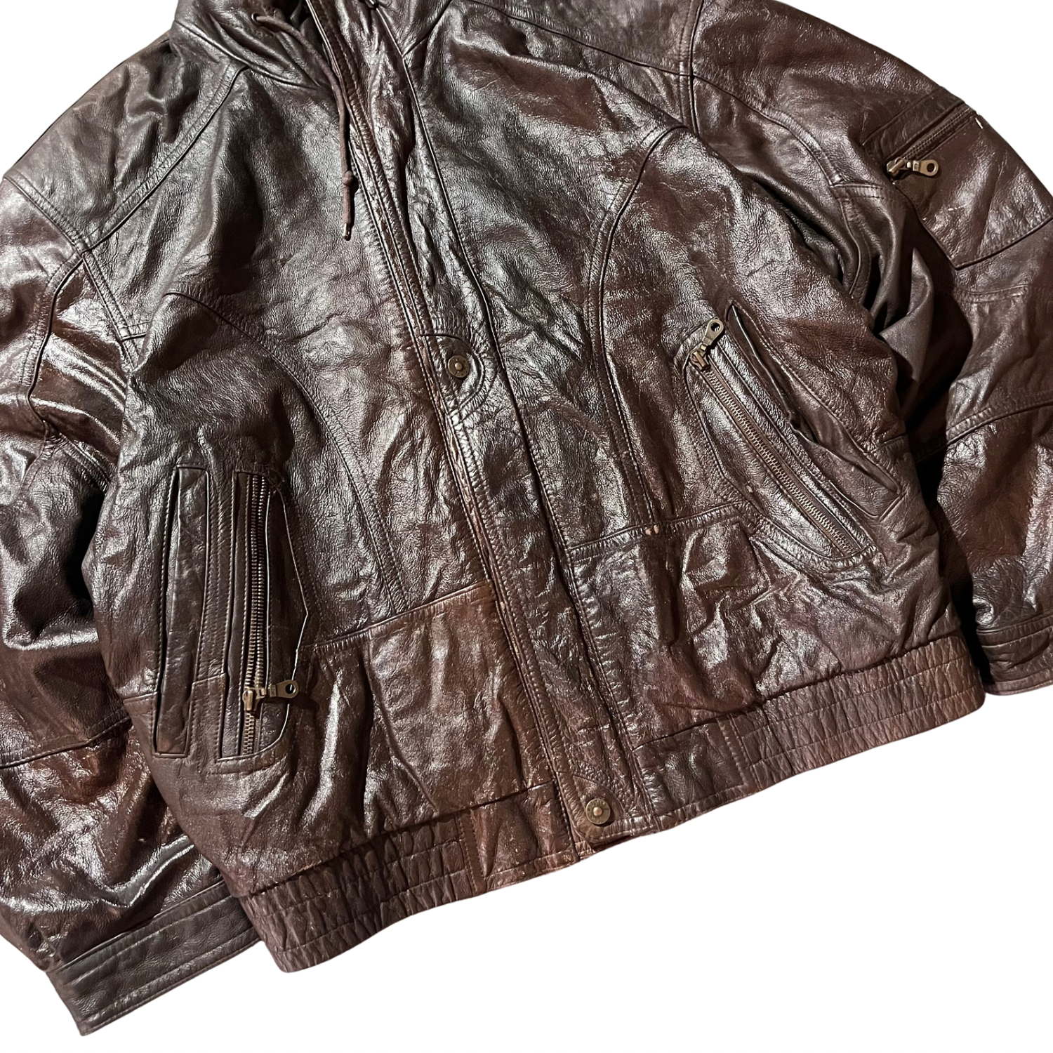 TRAPPER LEATHER JACKET