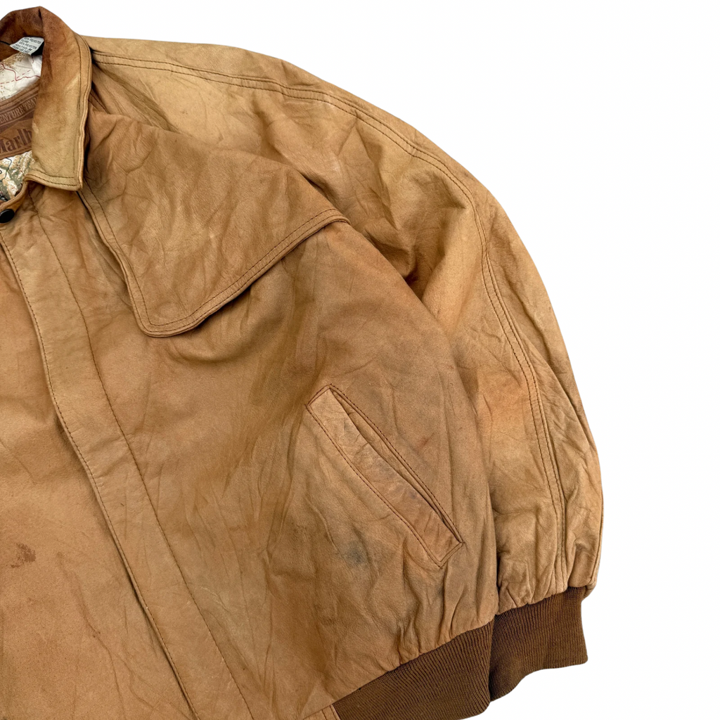 MARLBORO LEATHER JACKET (34)