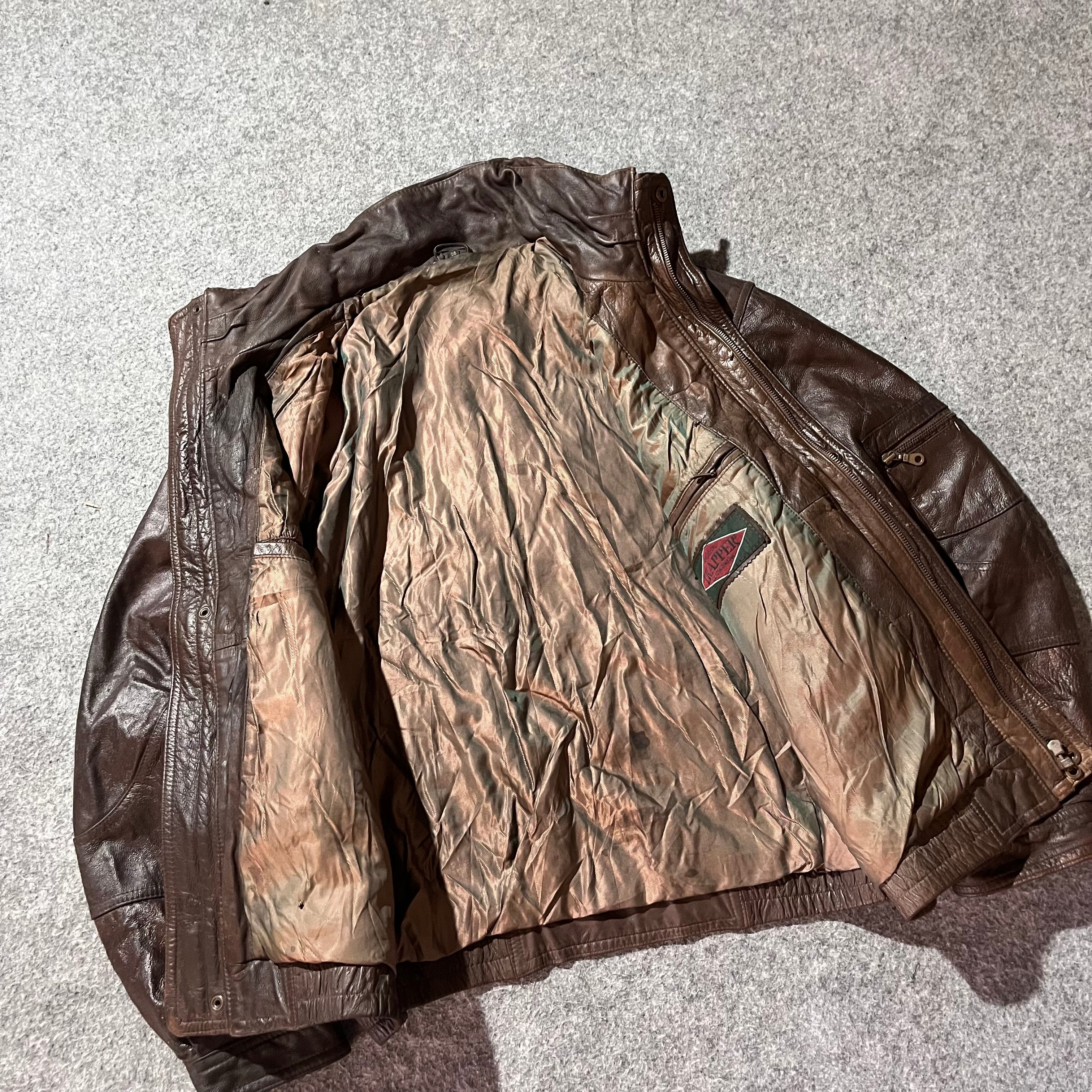 TRAPPER LEATHER JACKET