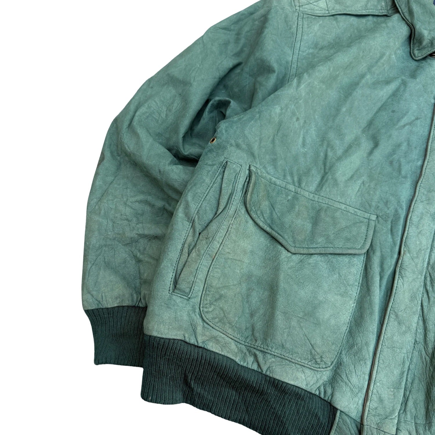 PARIS SPORT LEATHER JACKET RARE(13)